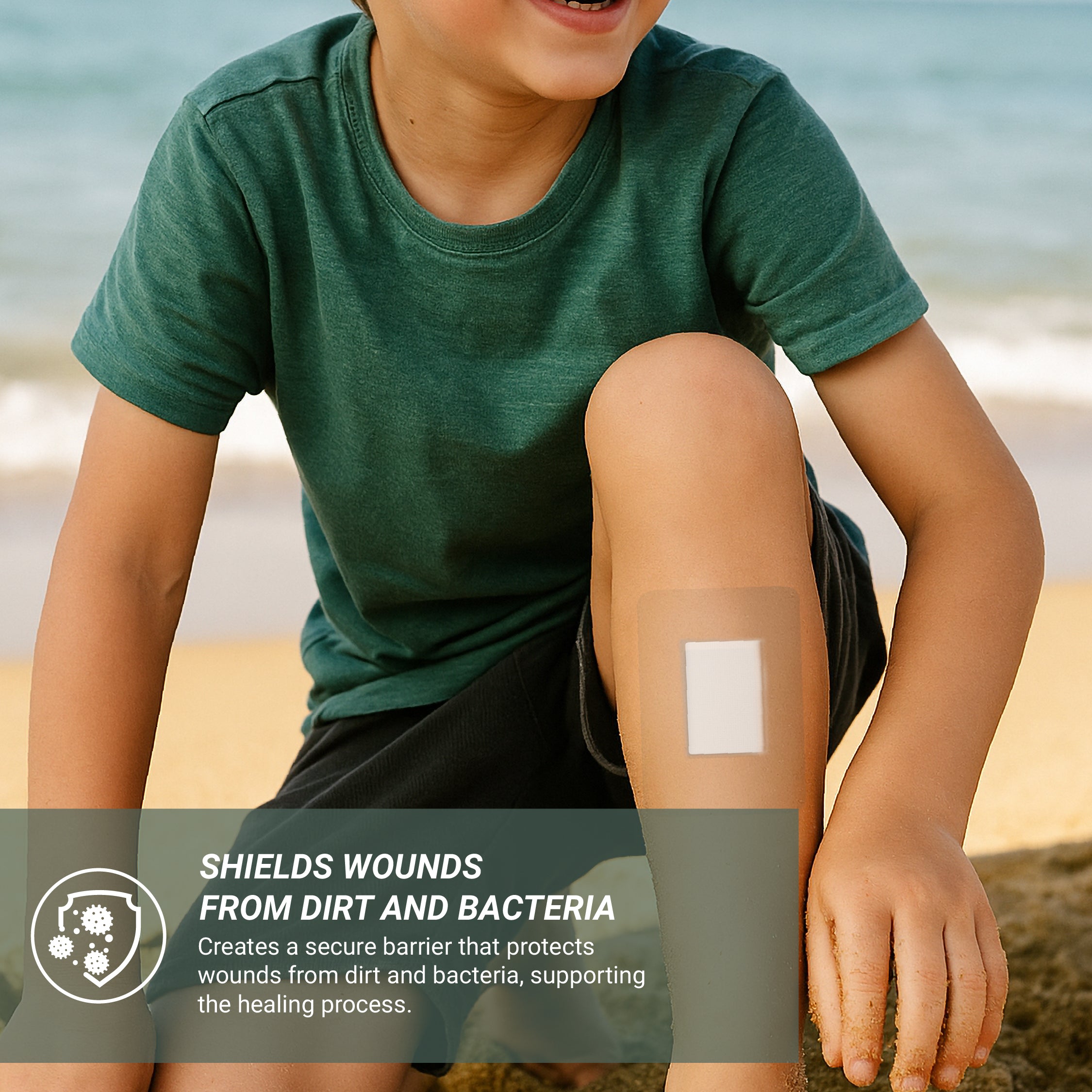 mx Health Waterproof Film+Pad Wound Dressing