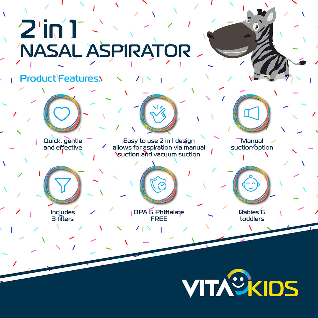 VitaKids 2 in 1 Nasal Aspirator