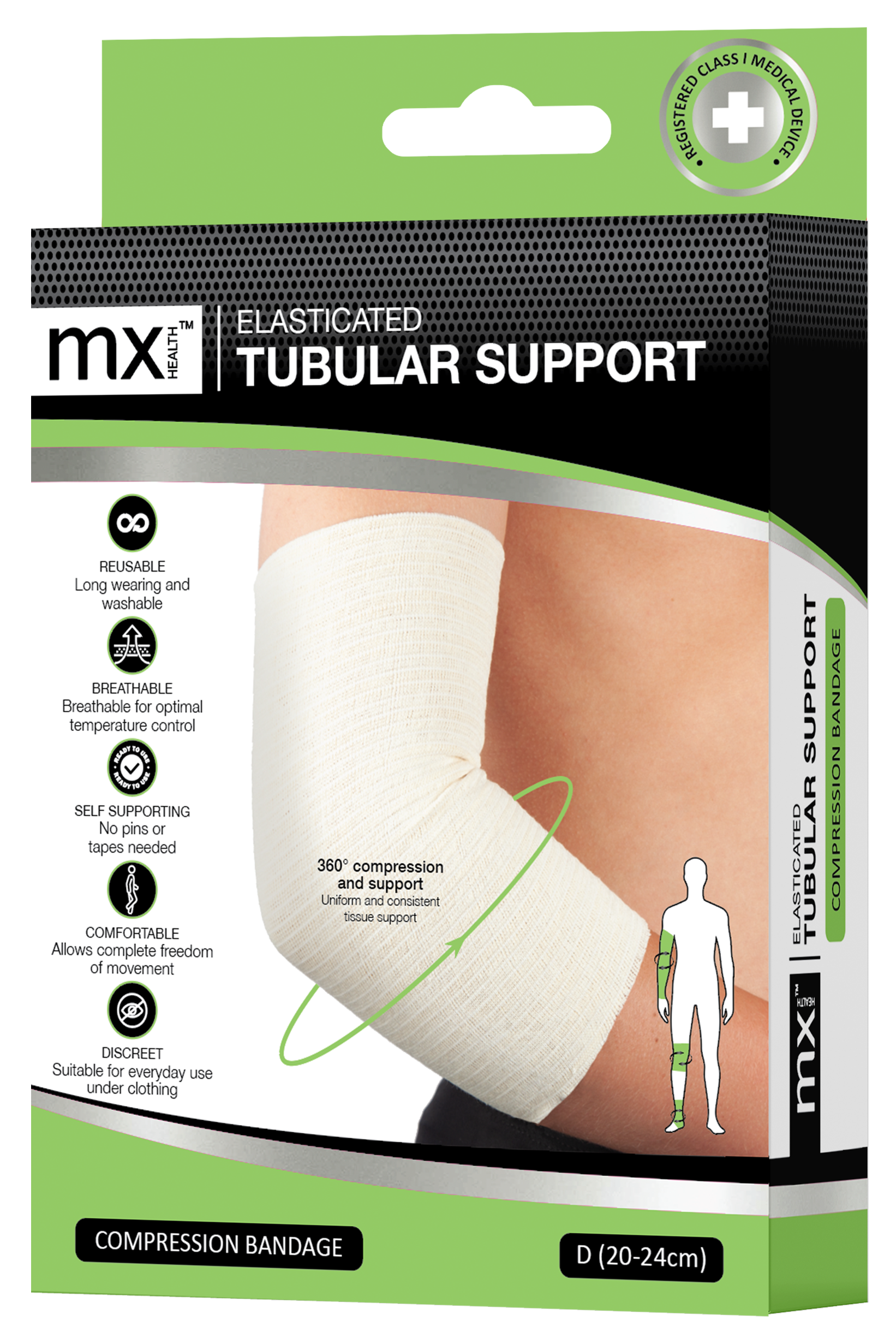 mx Health Tubular Support Compression Bandage