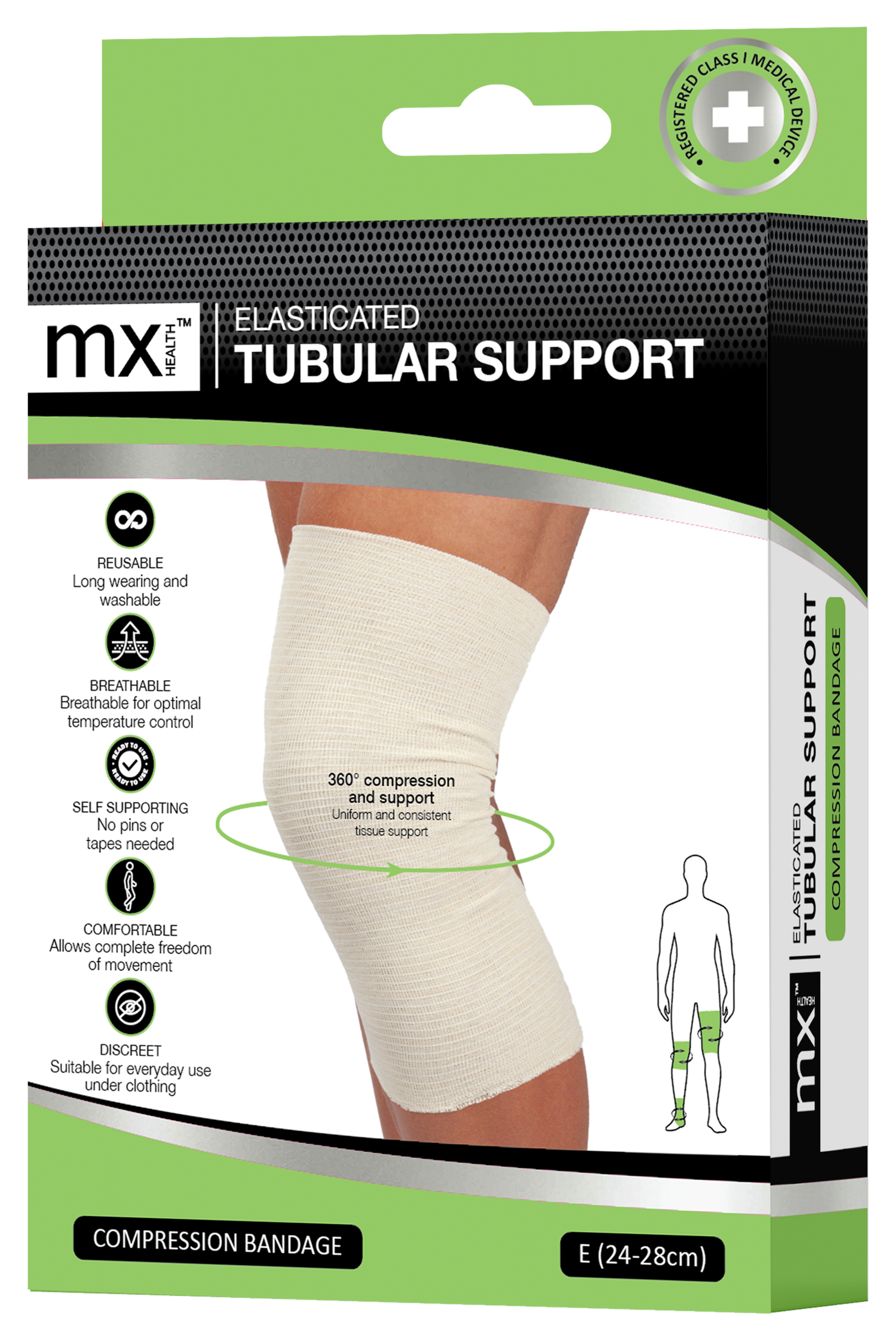 mx Health Tubular Support Compression Bandage