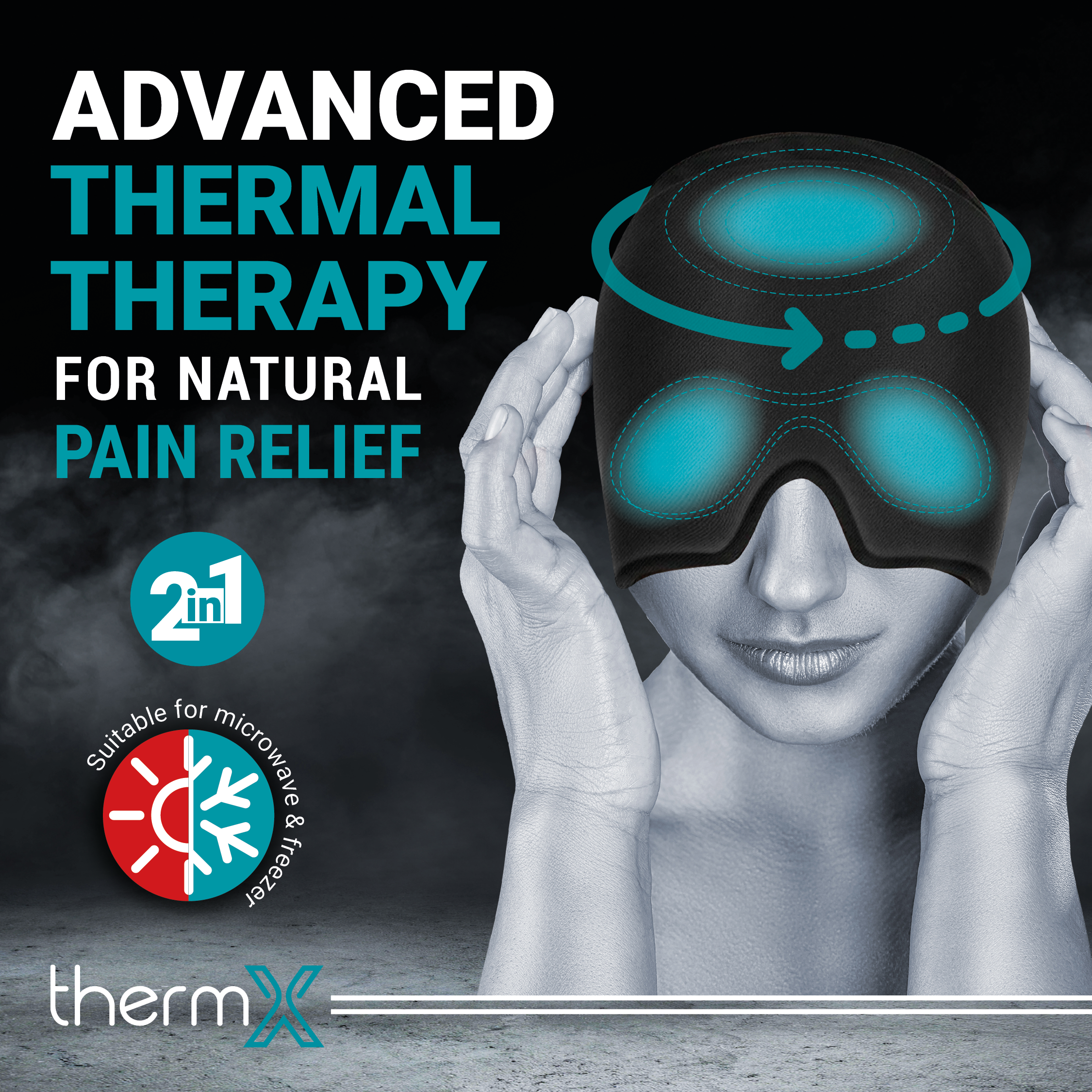 ThermX Thermal Headache & Migraine Relief Cap
