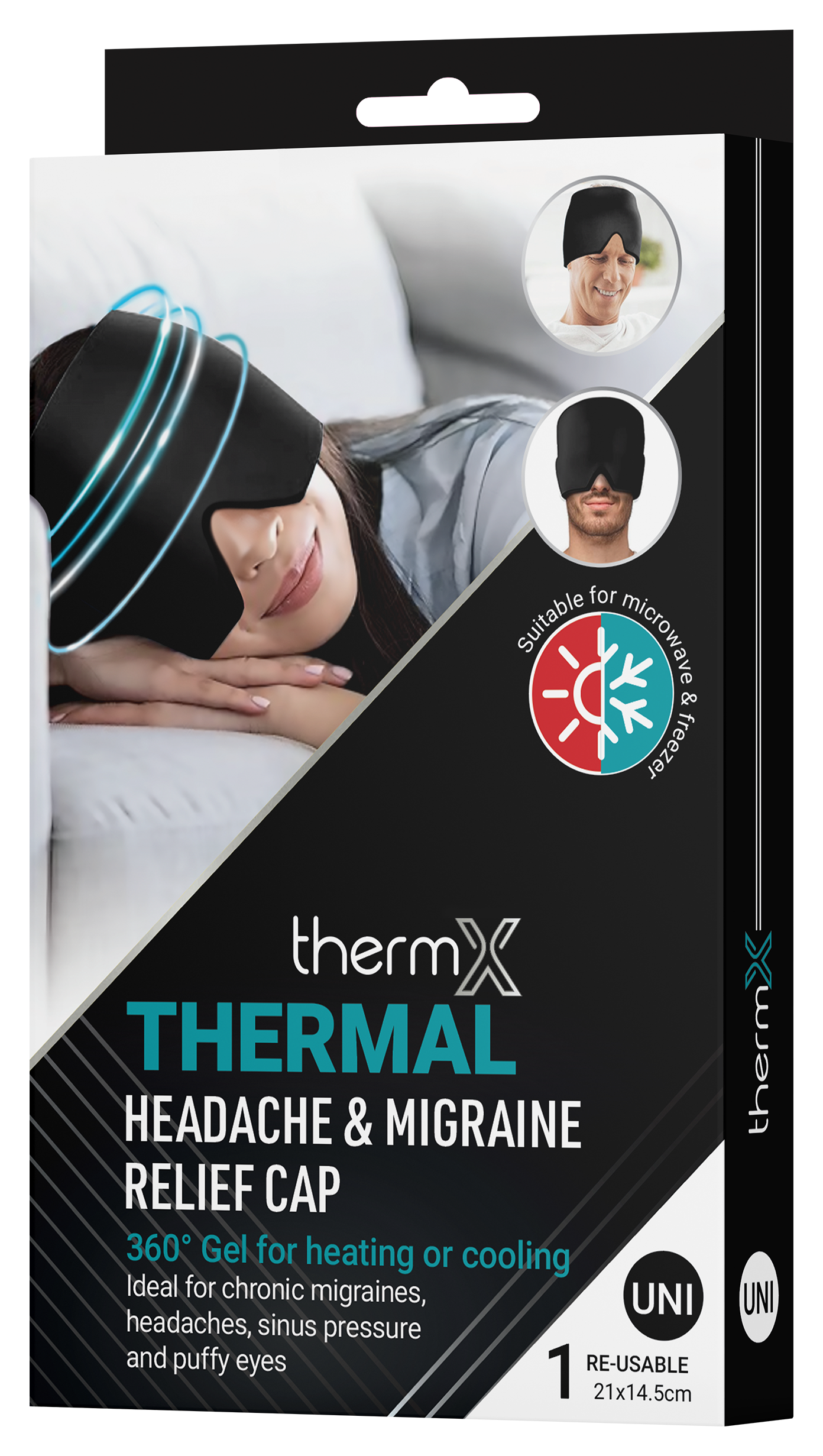 ThermX Thermal Headache & Migraine Relief Cap