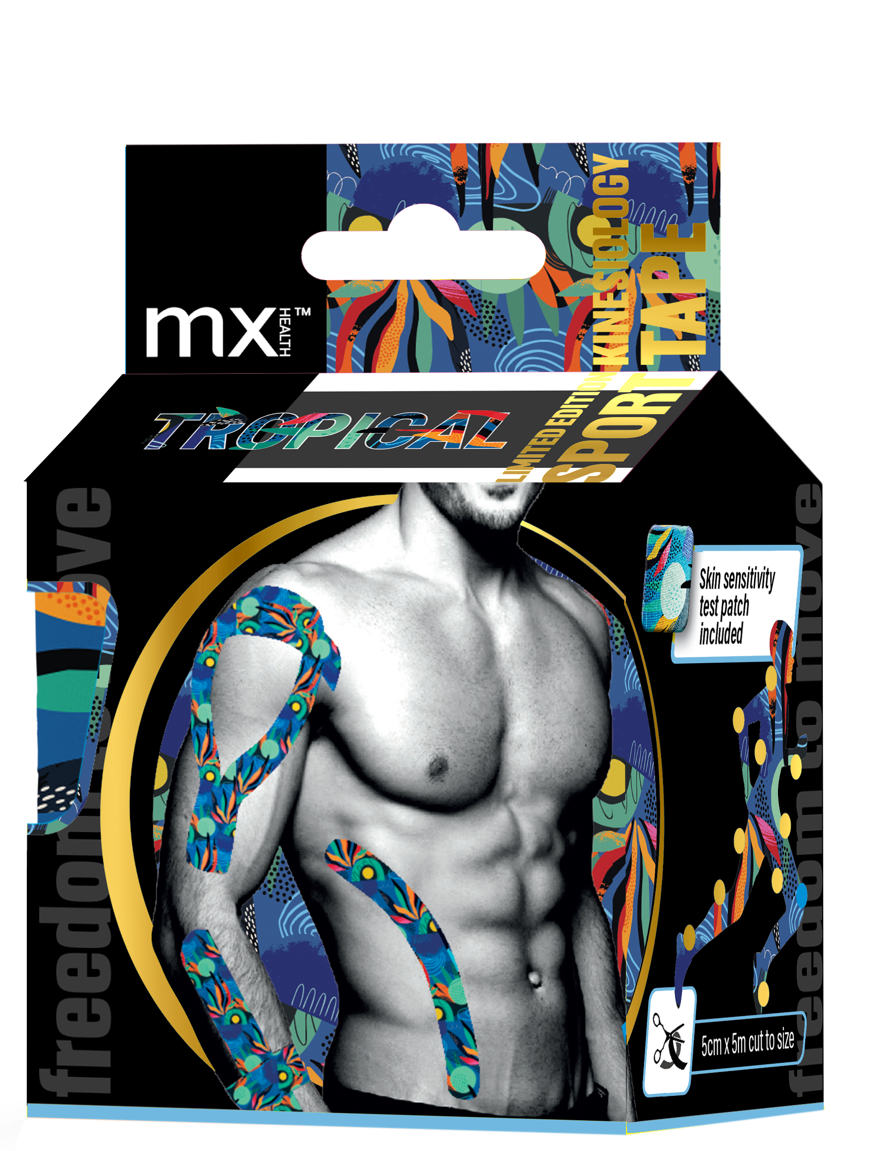 mx Health Limited Edition Tropical Kinesiology Tape