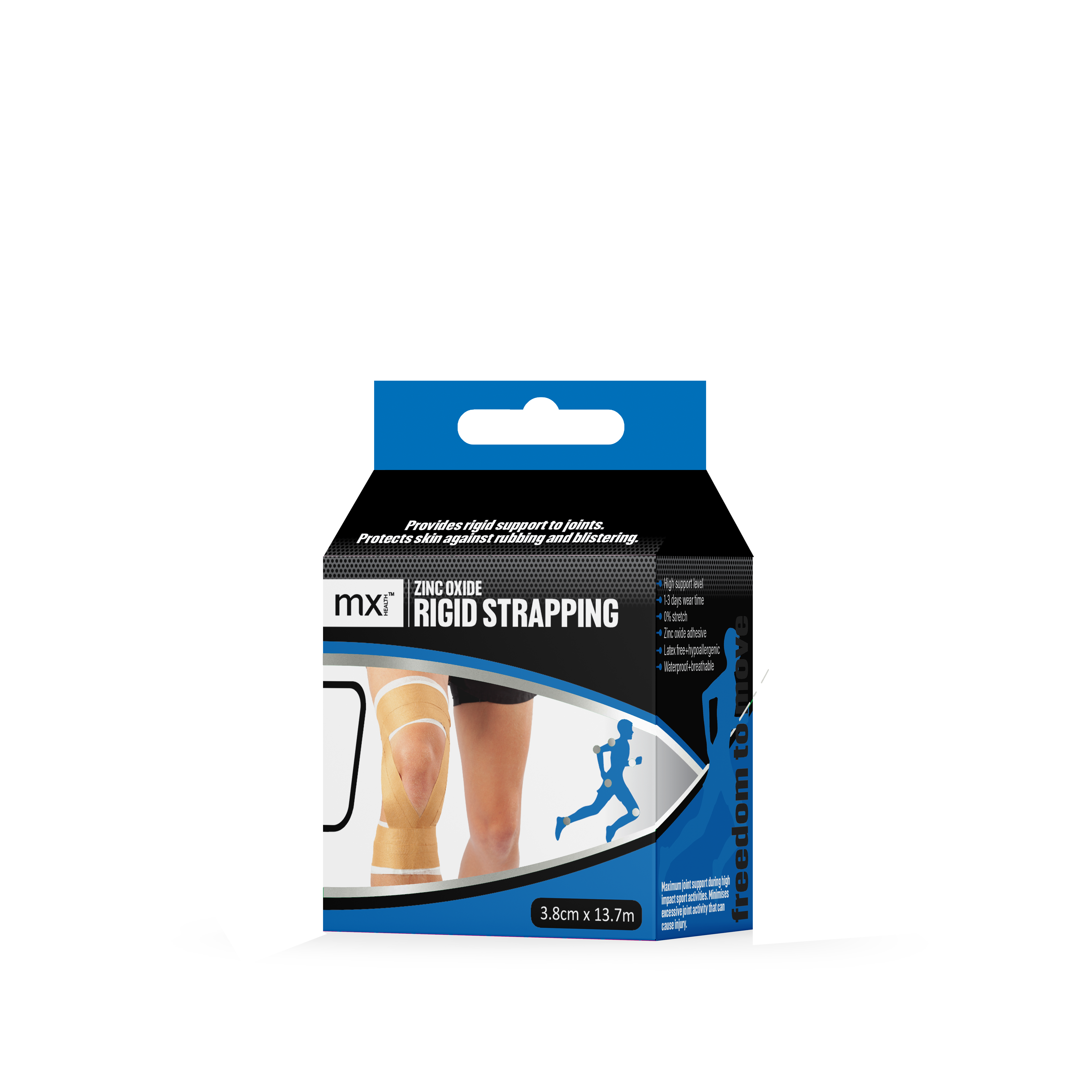 mx Health Zinc Oxide Rigid Strapping