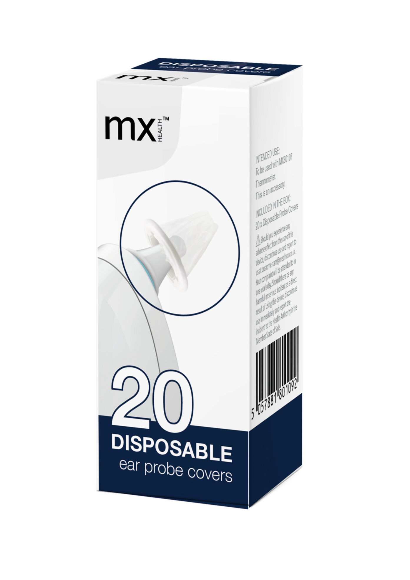 mx Health Disposable Ear Probe Covers (20PCS)