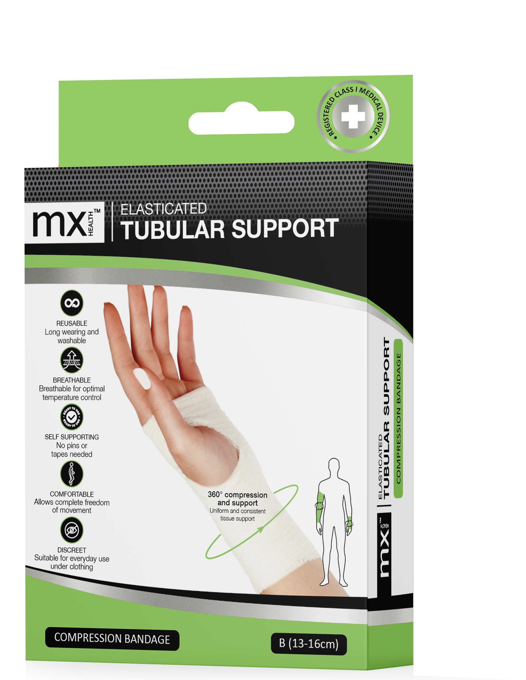 mx Health Tubular Support Compression Bandage