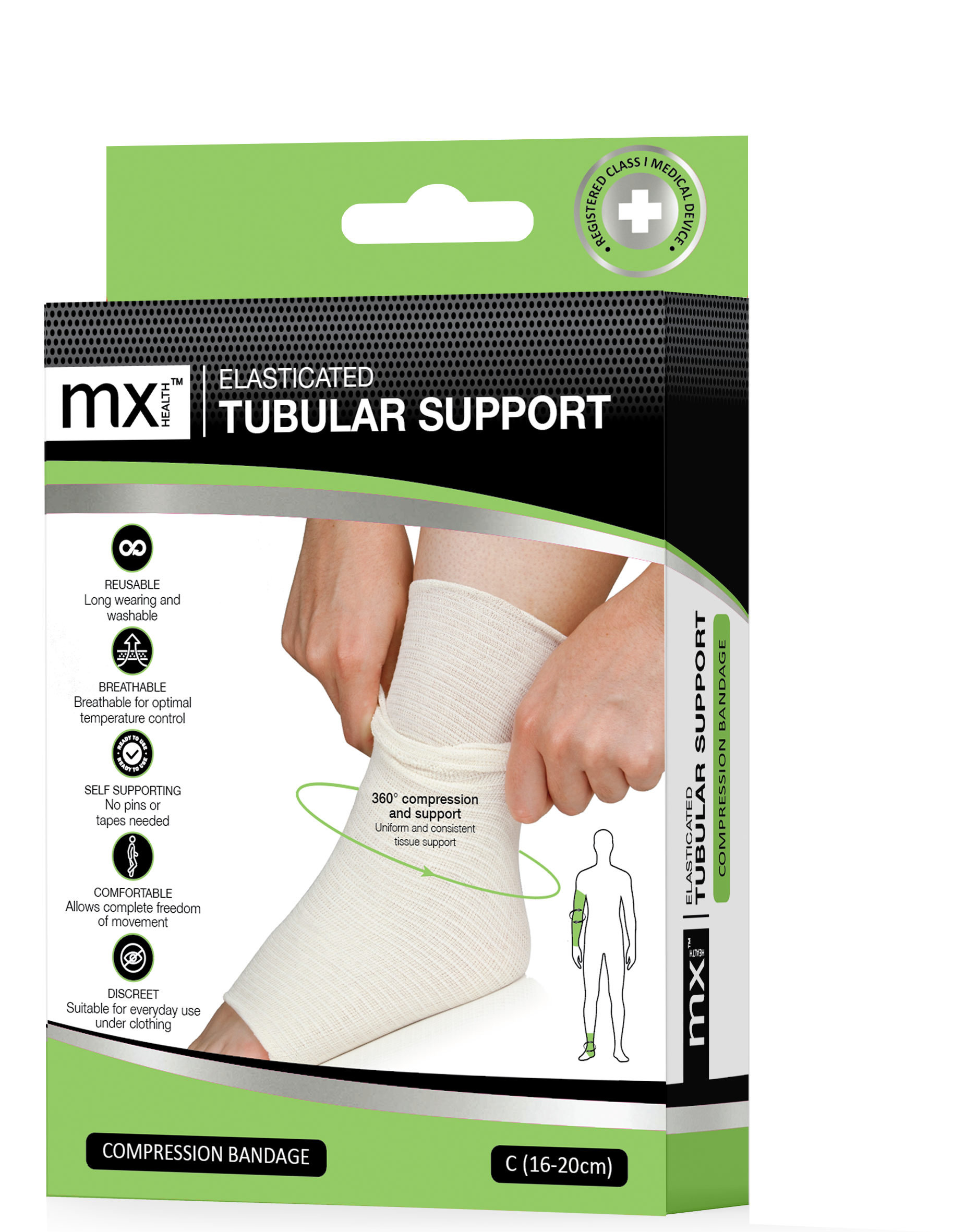 mx Health Tubular Support Compression Bandage