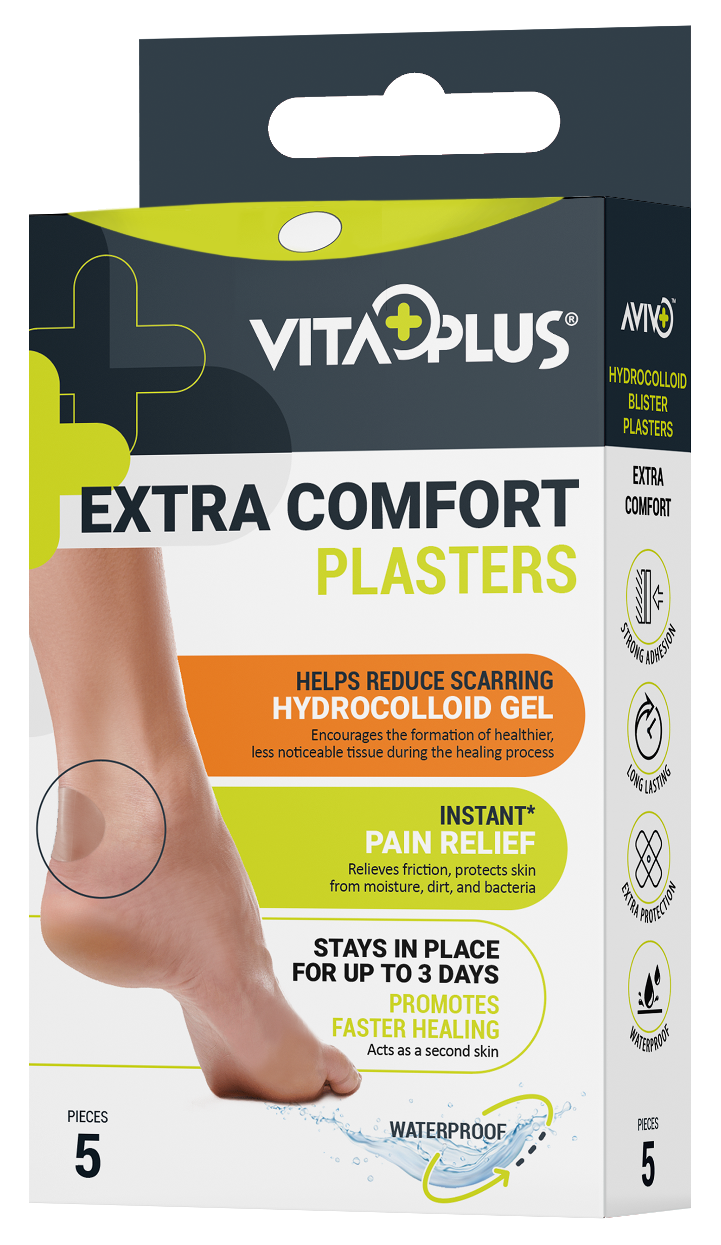 VitaPlus Hydrocolloid Blister Plasters Extra Comfort (5PCS)