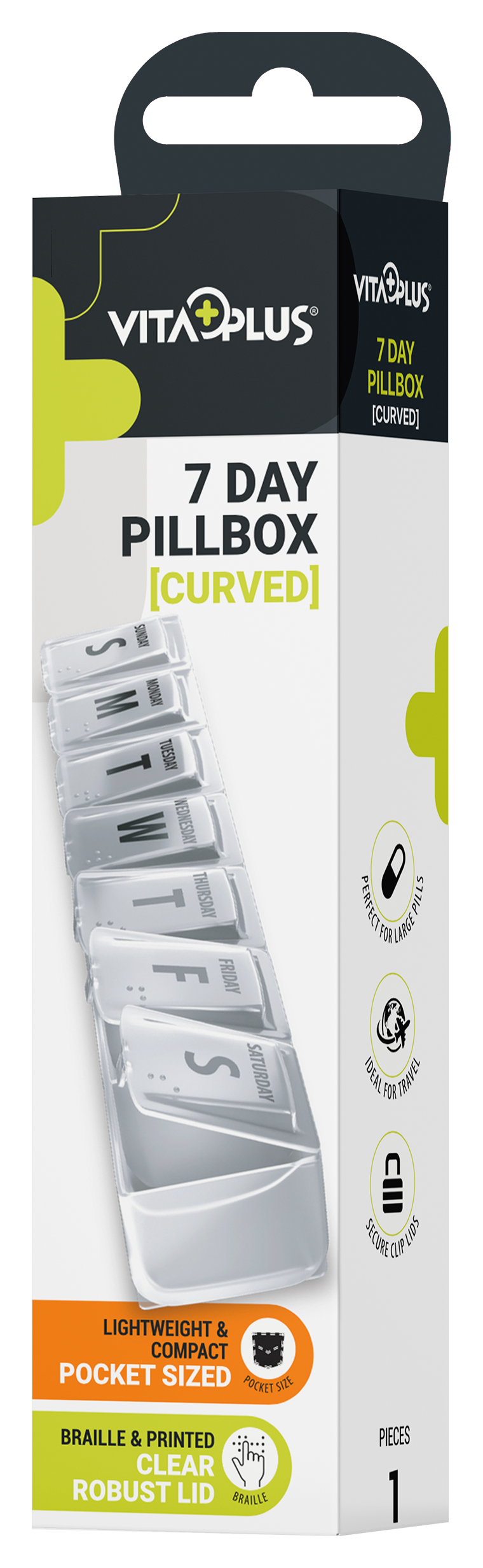 VitaPlus Pill Box Seven Day (Curved)