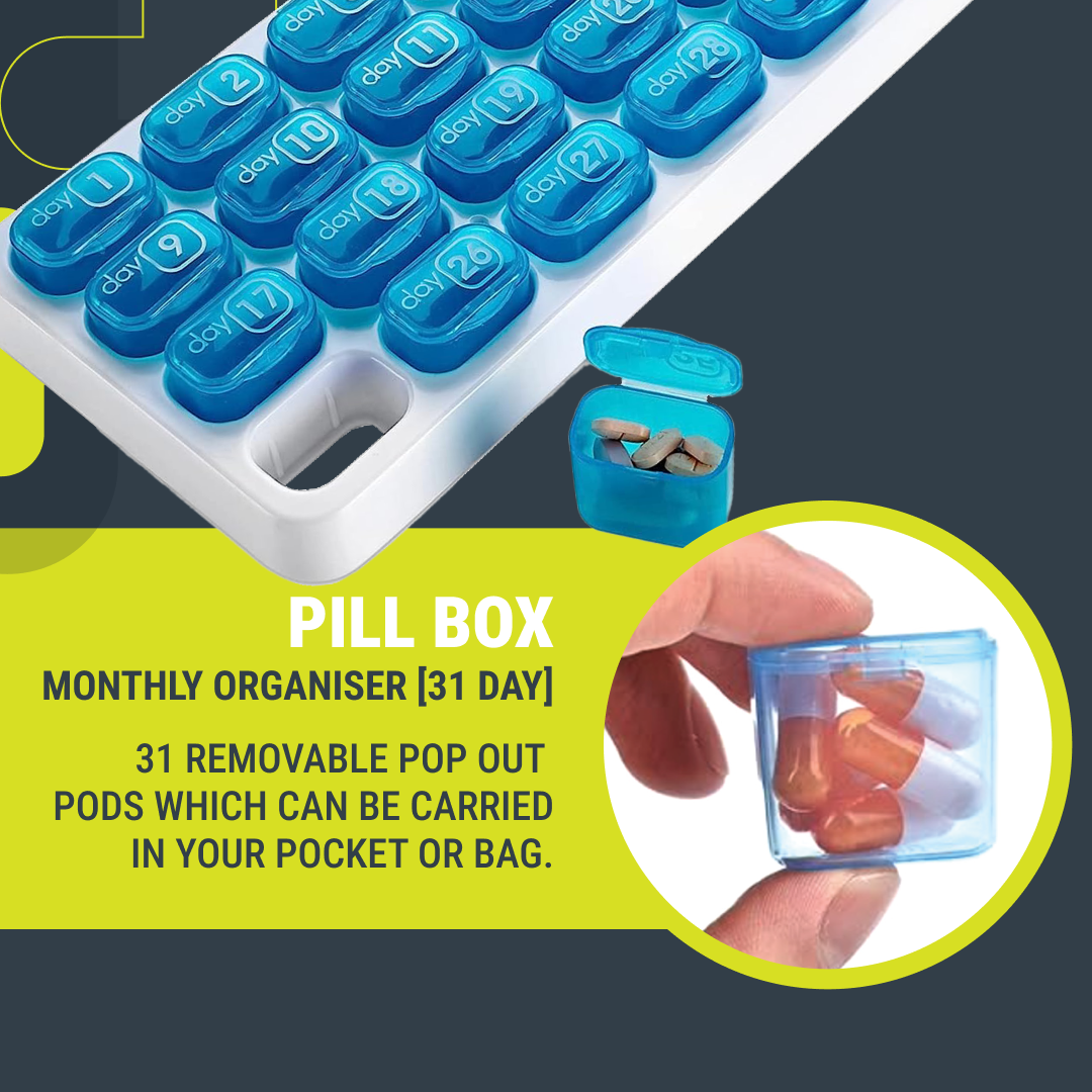 VitaPlus Monthly Pill Organiser