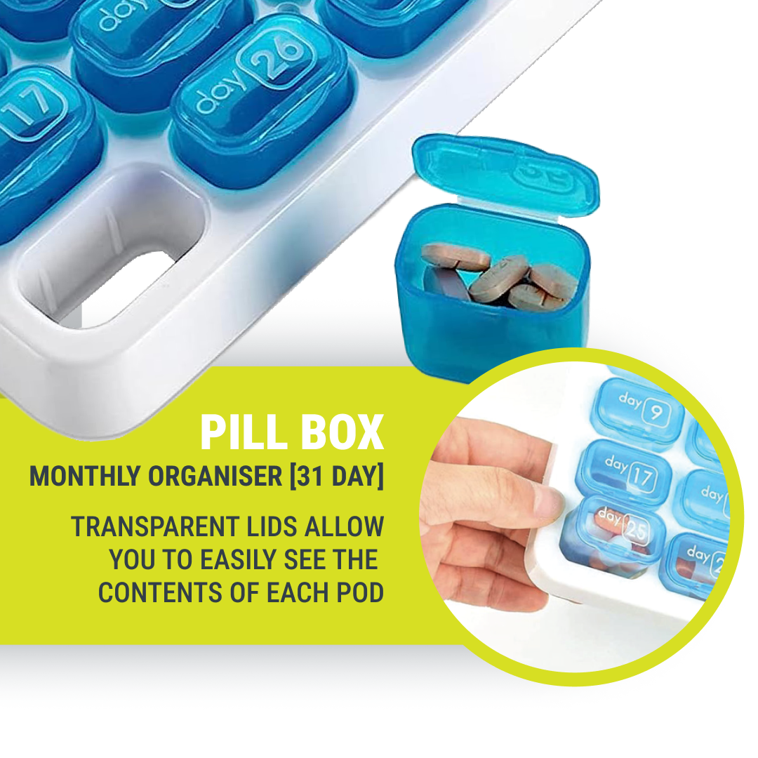 VitaPlus Monthly Pill Organiser