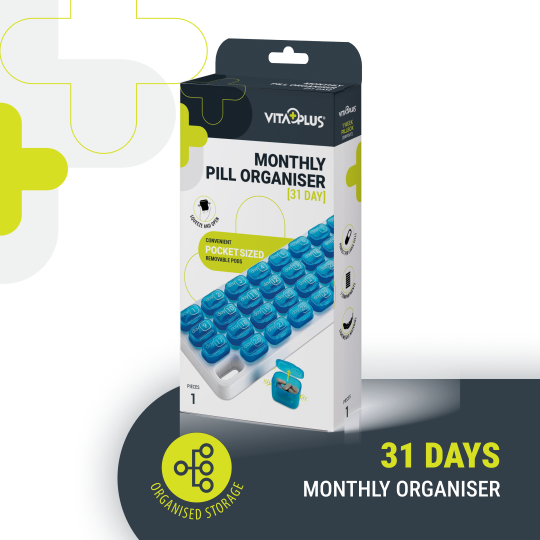 VitaPlus Monthly Pill Organiser