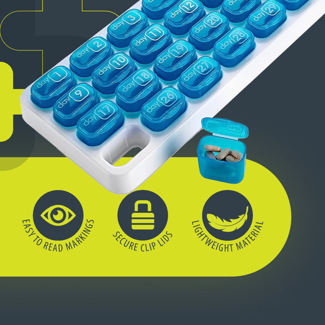 VitaPlus Monthly Pill Organiser