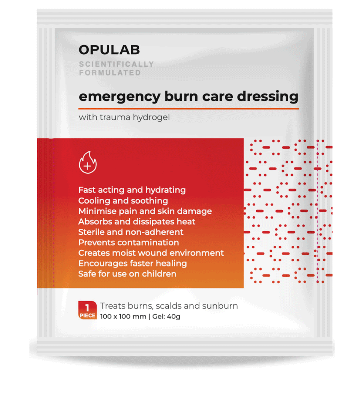 Opulab Emergency Burncare Hydrogel Dressing