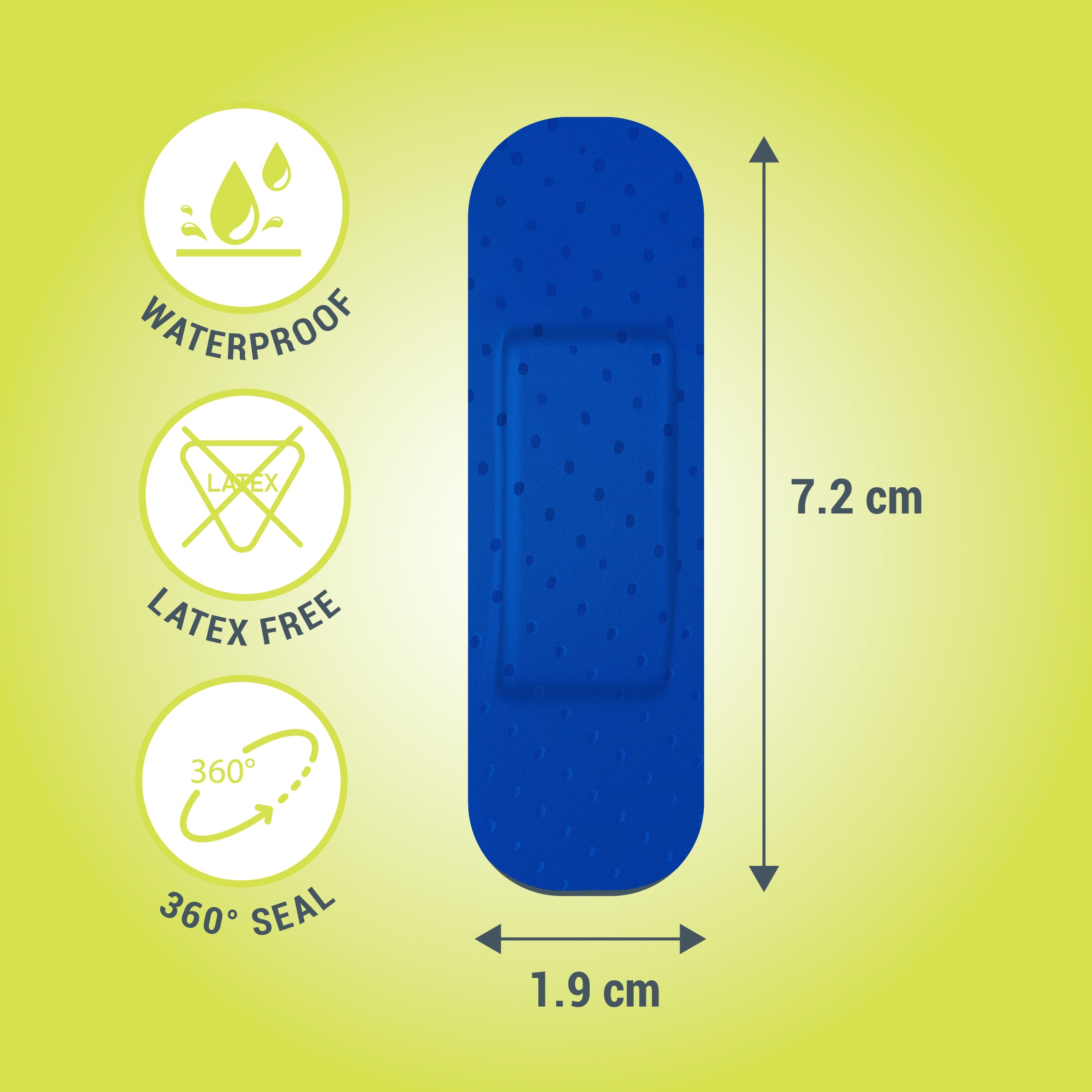 VitaPlus Blue Plasters Assorted (24PCS)