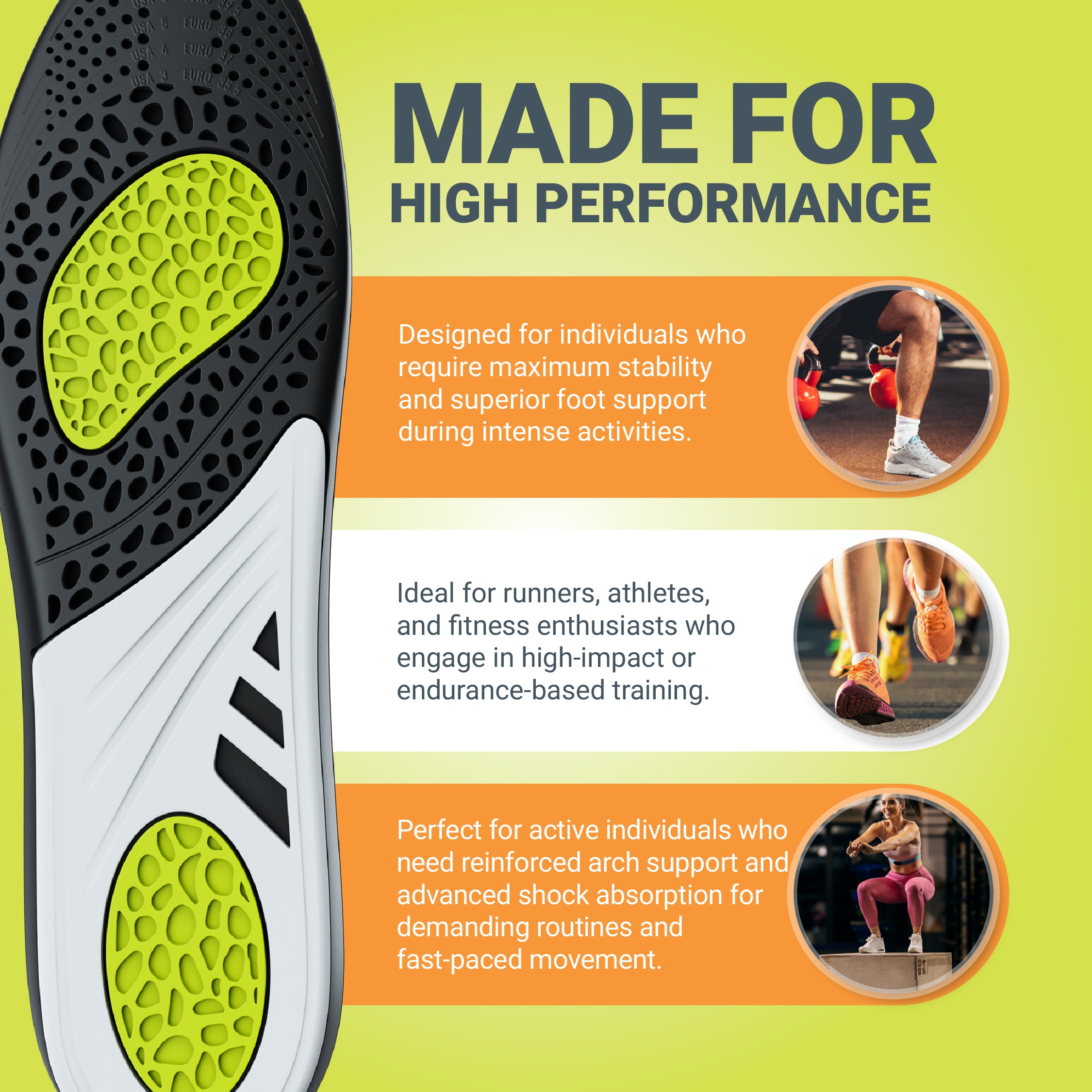 VitaPlus Performance Pro Gel Insole (Female)