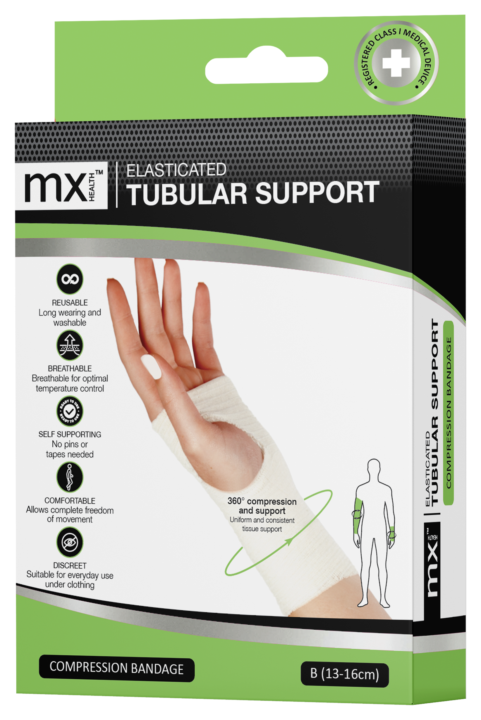 mx Health Tubular Support Compression Bandage