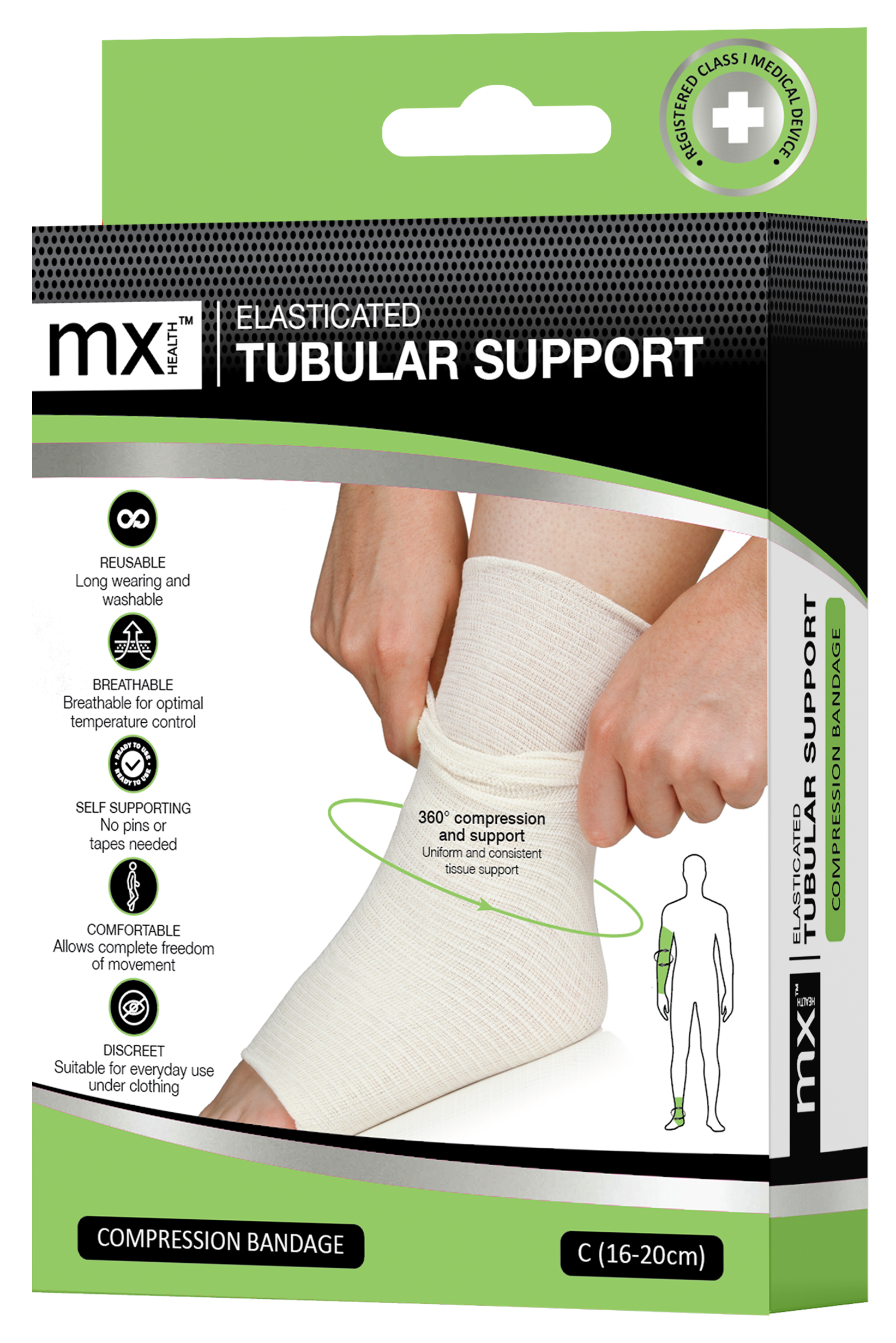mx Health Tubular Support Compression Bandage