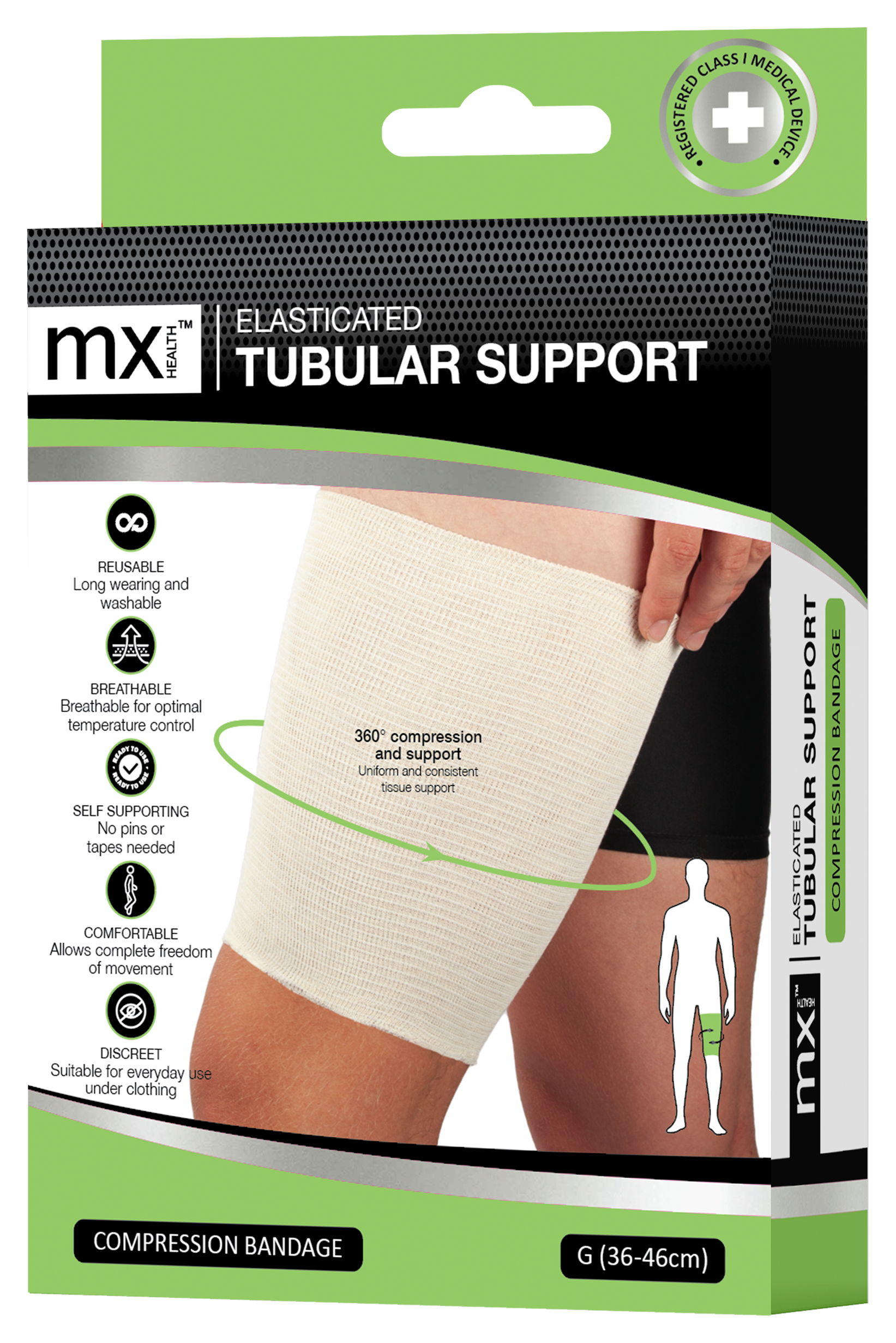 mx Health Tubular Support Compression Bandage