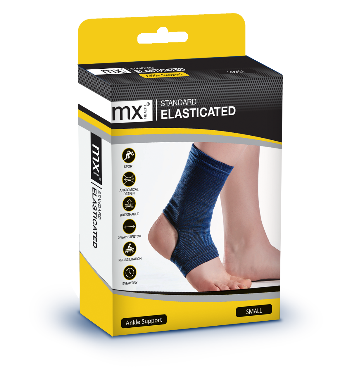 mx Health Standard Elasticated Ankle Support