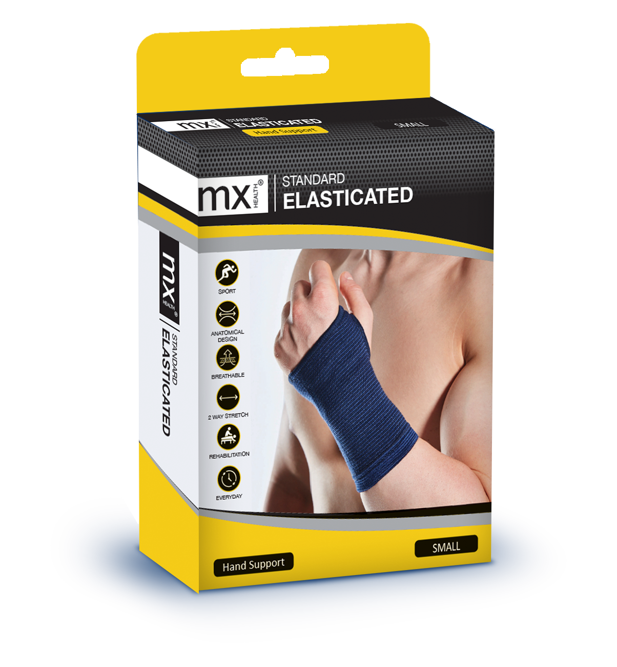 mx Health Standard Elasticated Hand Support