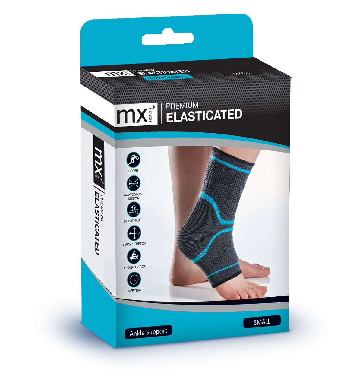 mx Health Premium Elasticated Ankle Support