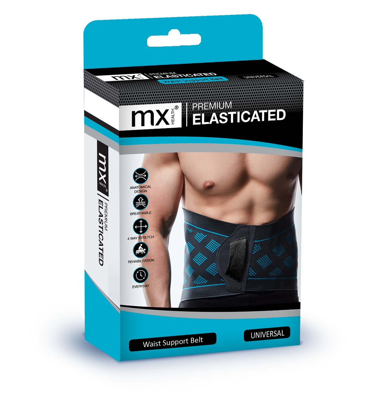 mx Health Premium Elasticated Waist Support