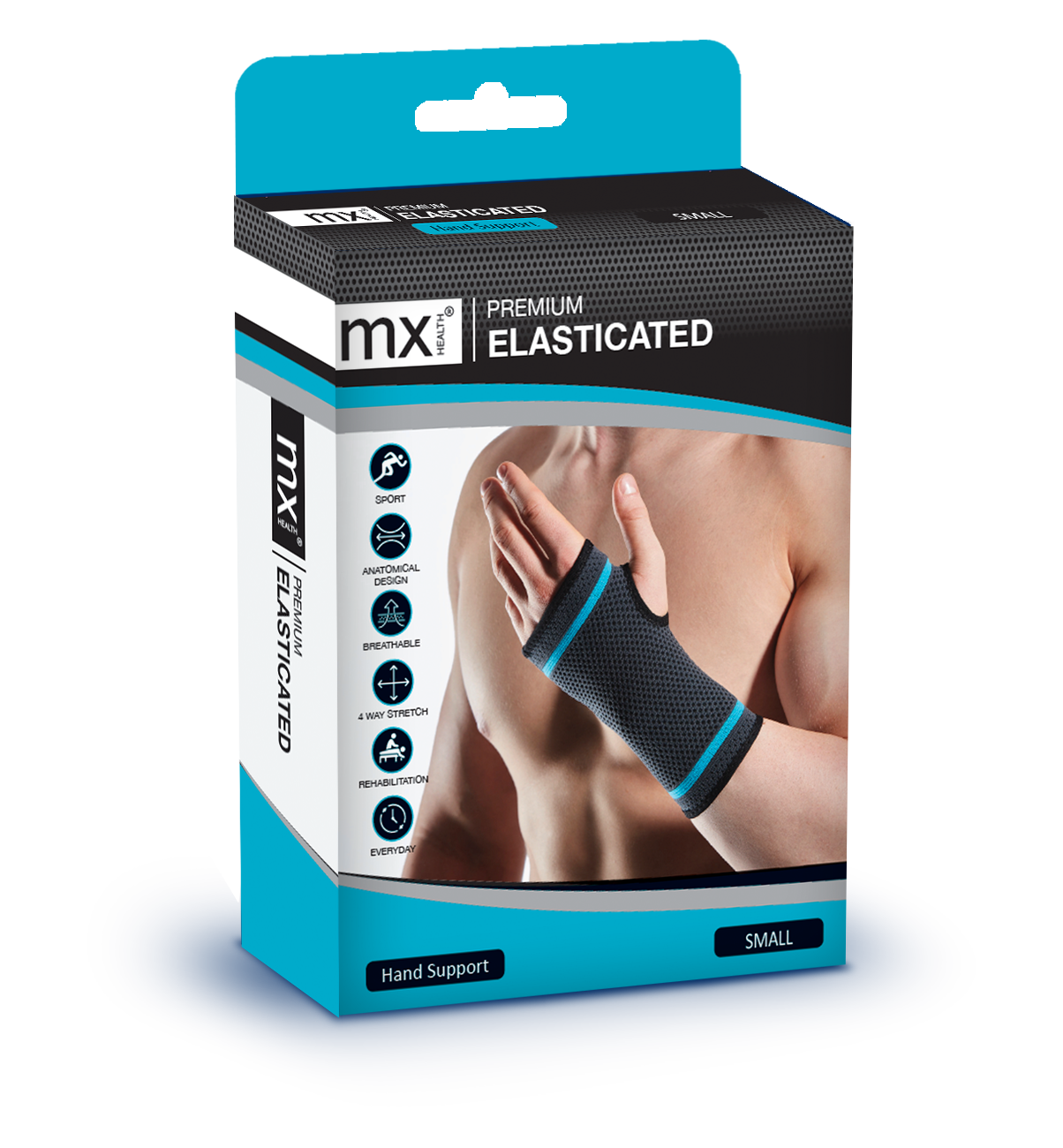 mx Health Premium Elasticated Hand Support