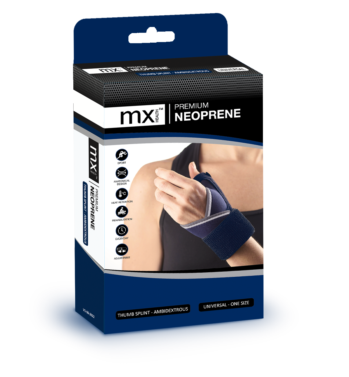 mx Health Premium Neoprene Thumb Splint