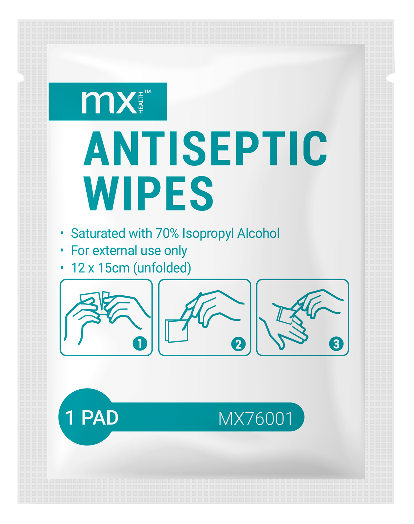 mx Health Antiseptic Wipes (10PCS)