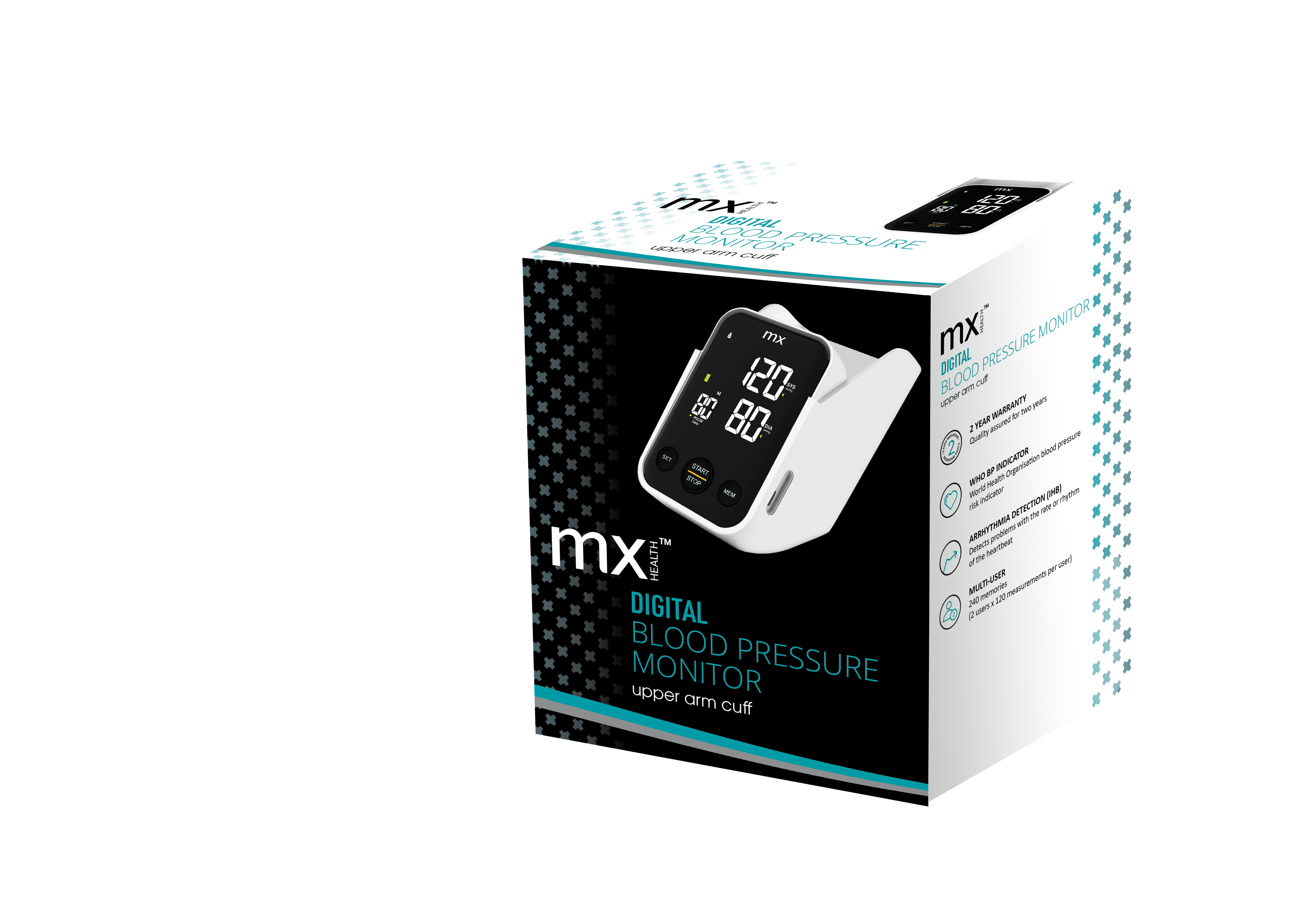 mx Health Maxi Digital Blood Pressure Monitor