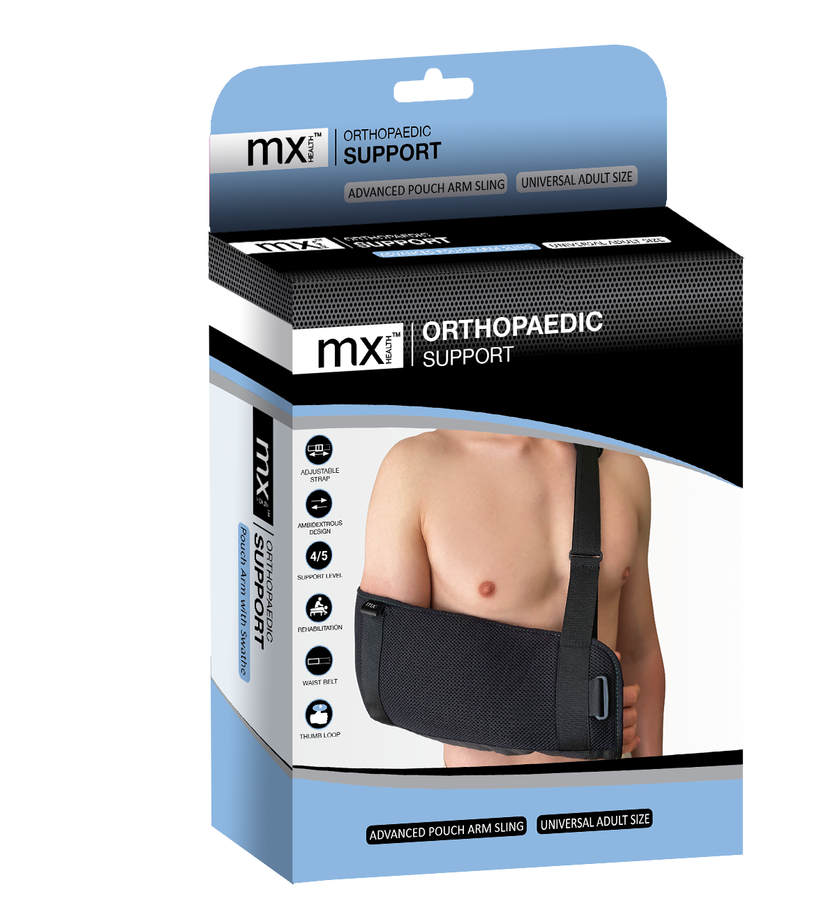 mx Health Advanced Orthopaedic Adjustable Arm Sling