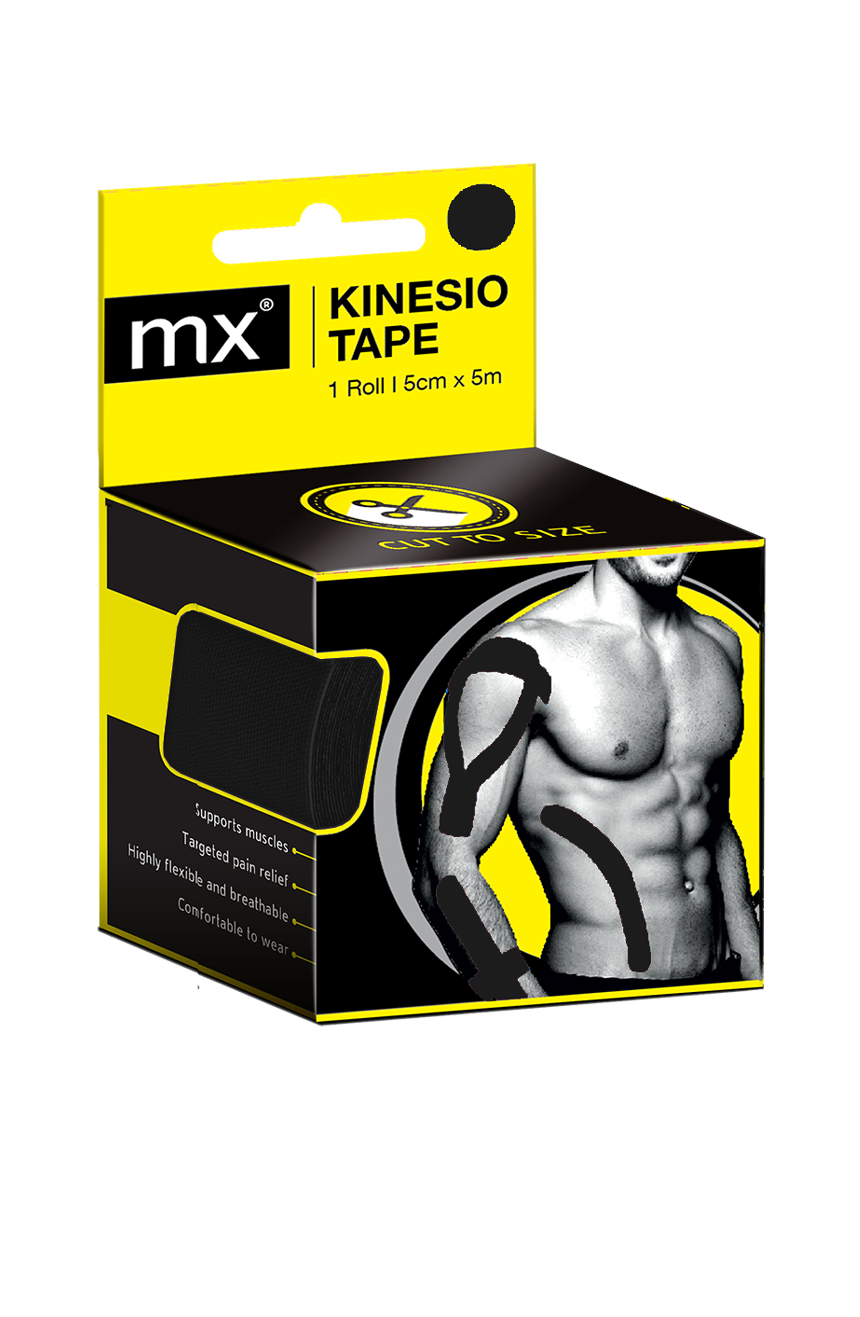 mx Health Kinesiology Tape (5cm x 5m)