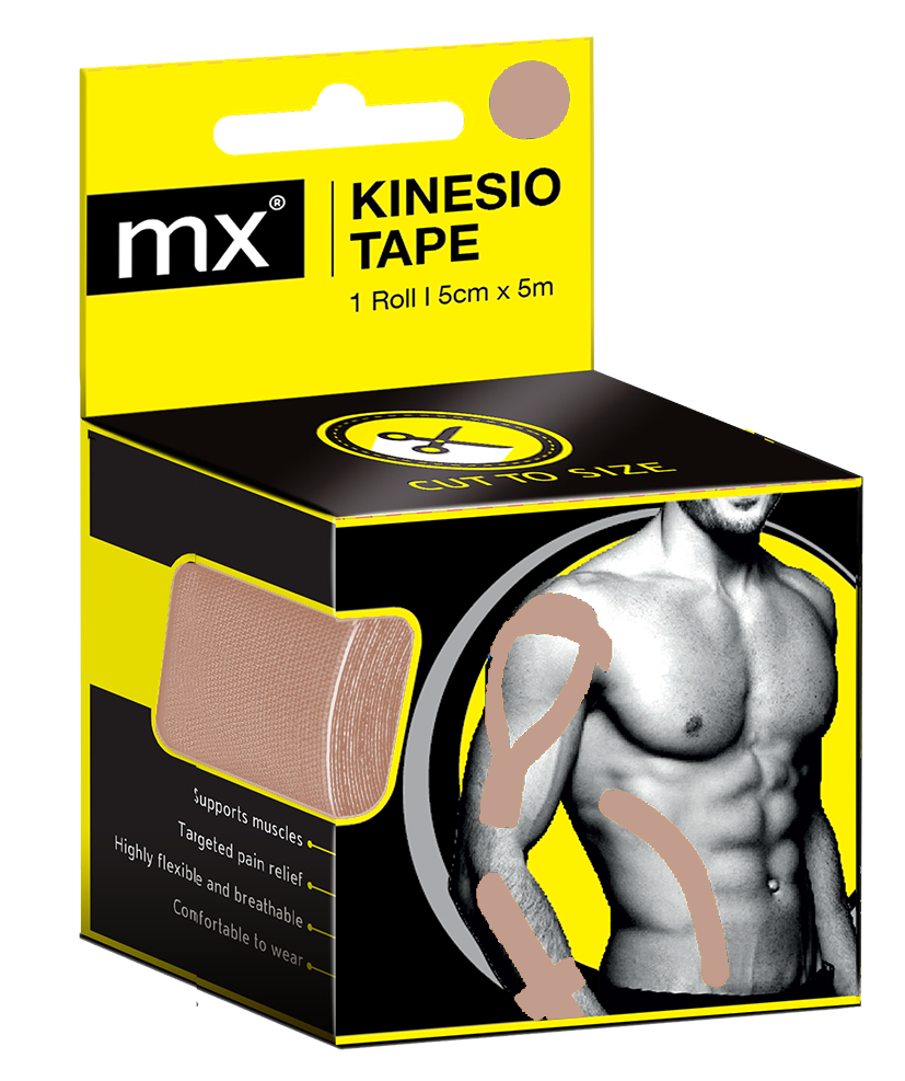 mx Health Kinesiology Tape (5cm x 5m)