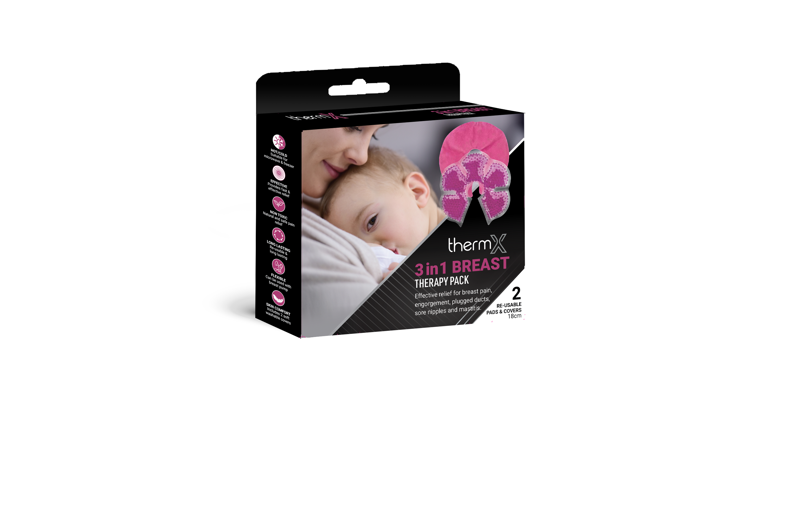 ThermX 3-in-1 Breast Therapy Pack