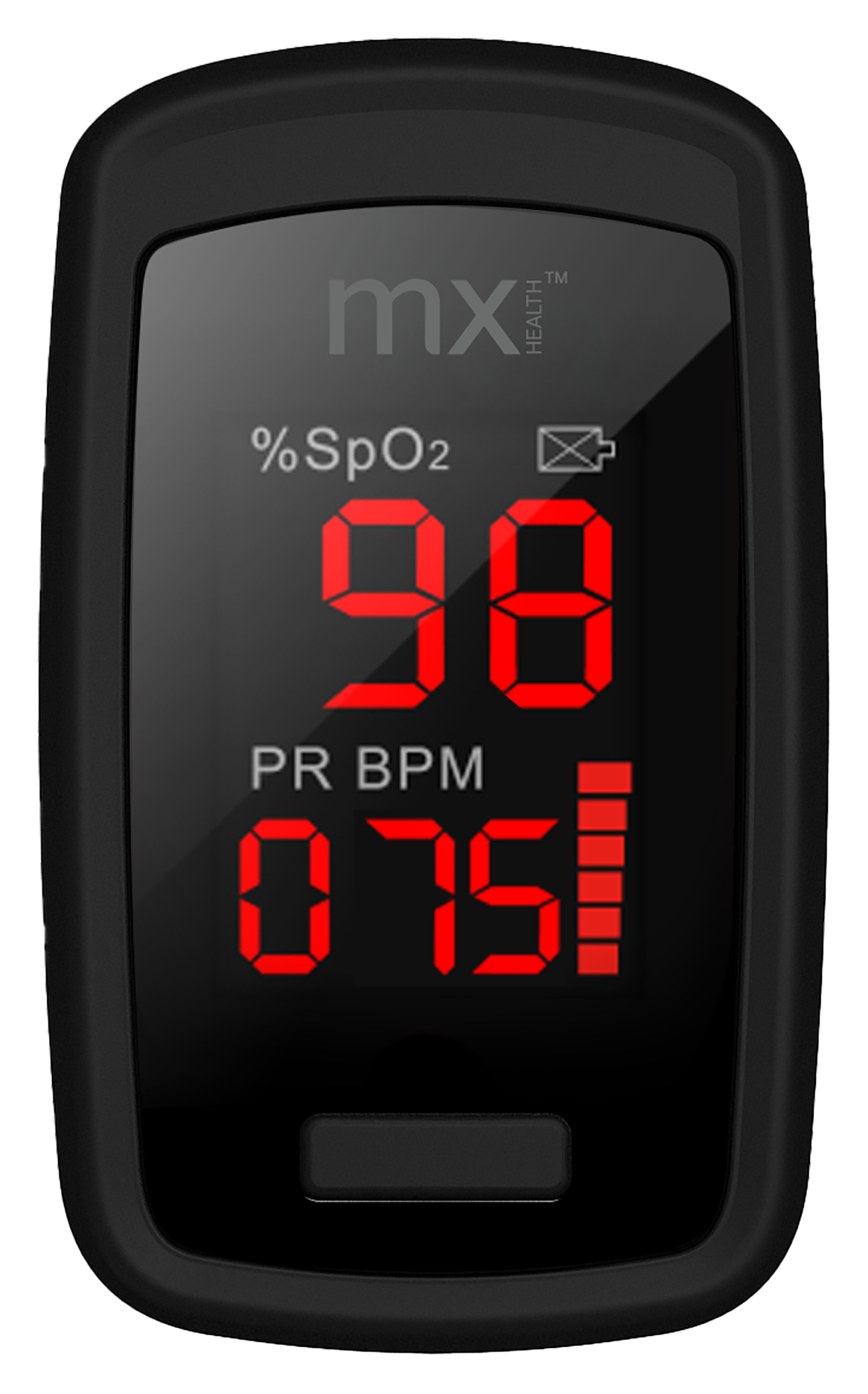 mx Health Fingertip Pulse Oximeter