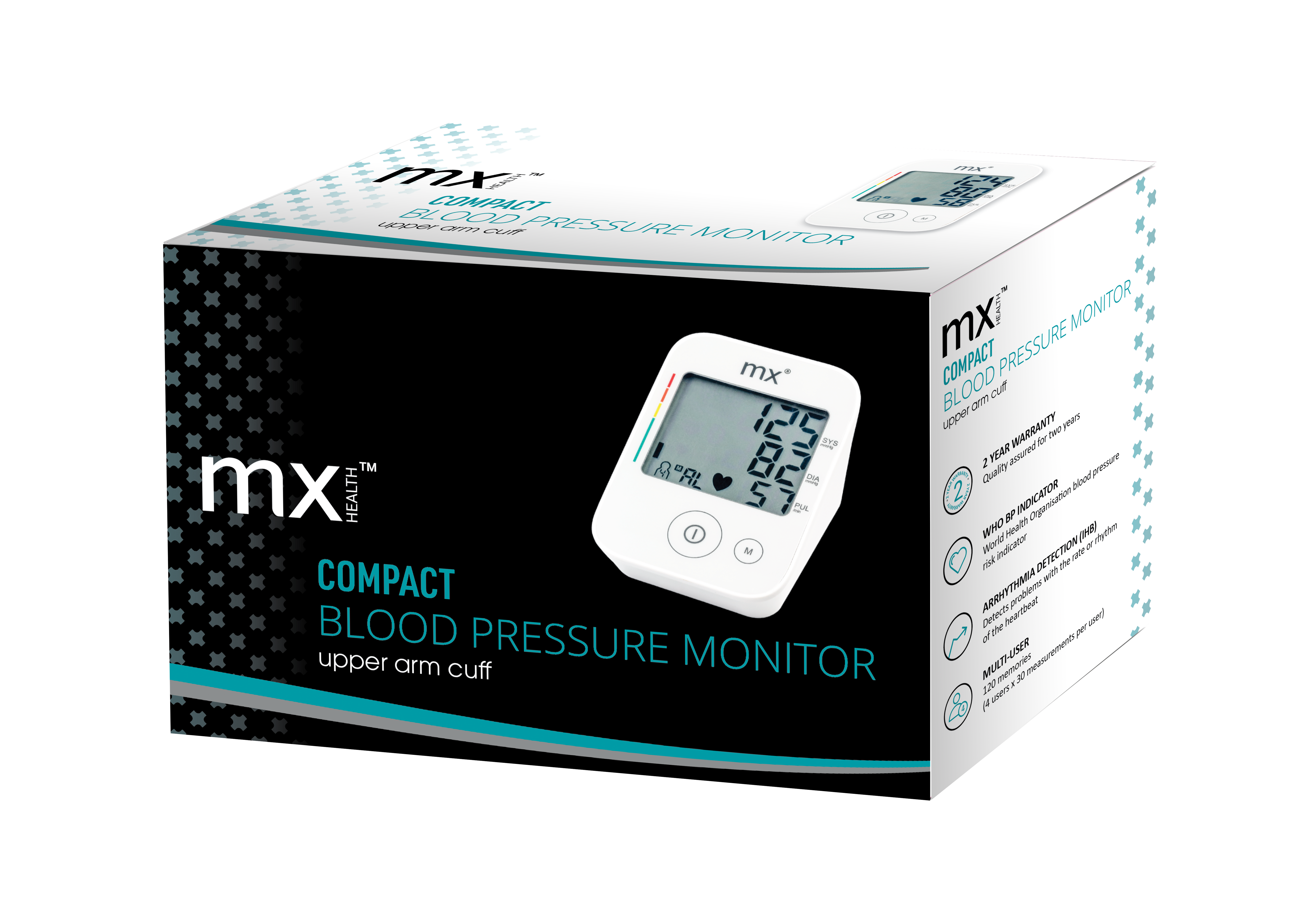 mx Health Compact Blood Pressure Monitor