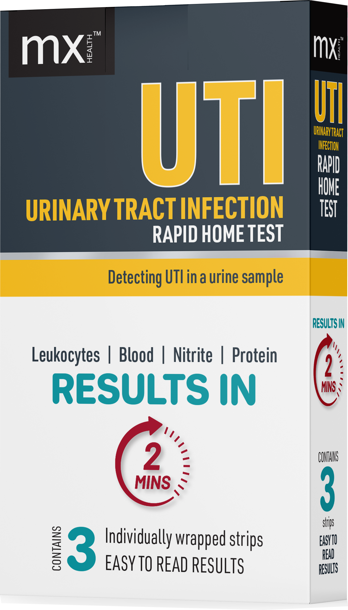 mx Health Urinary Tract Infection (UTI) Rapid Home Test Kit