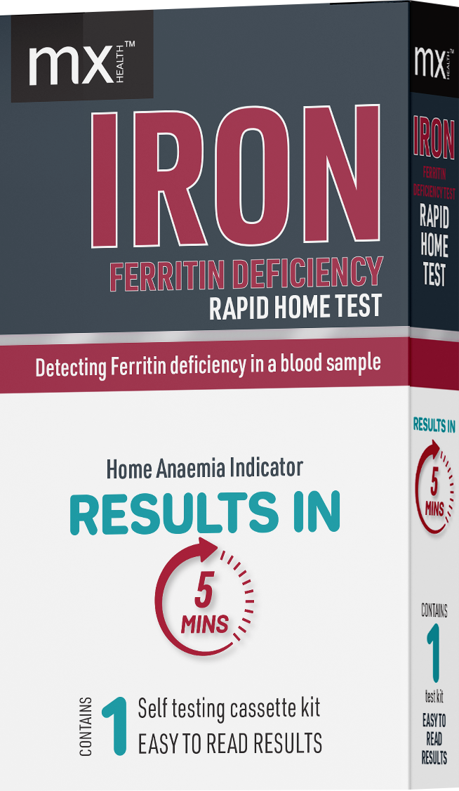 mx Health Iron (Ferritin) Rapid Home Test Kit