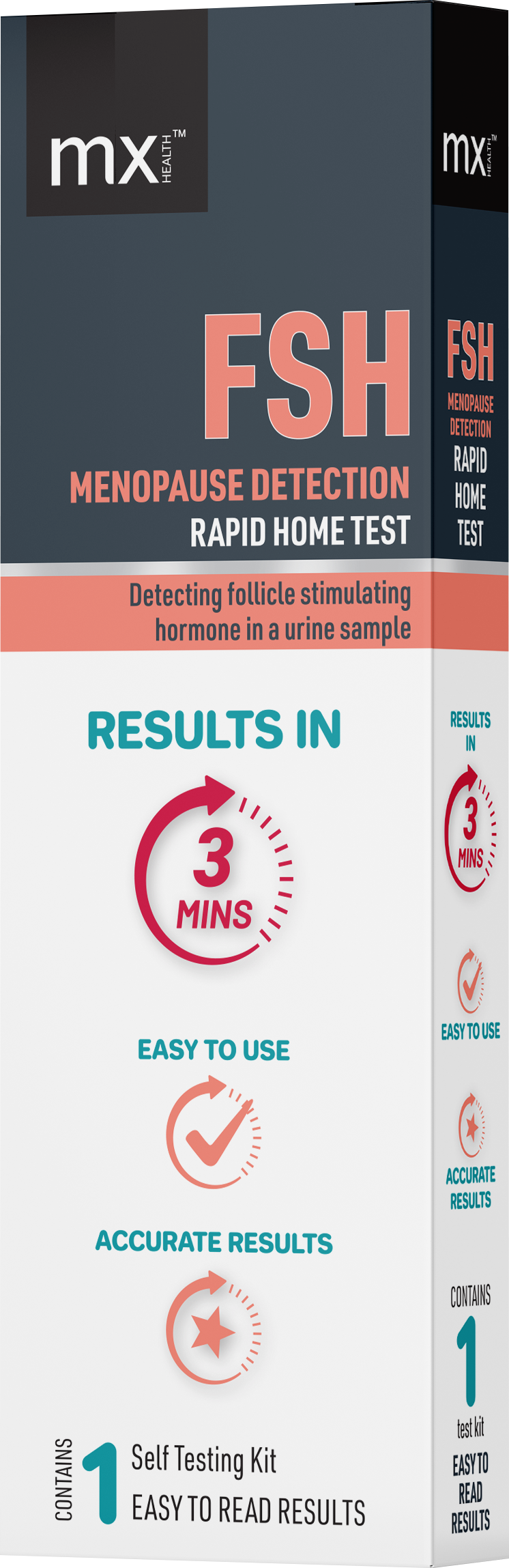 mx Health FSH Menopause Detection Rapid Home Test Kit