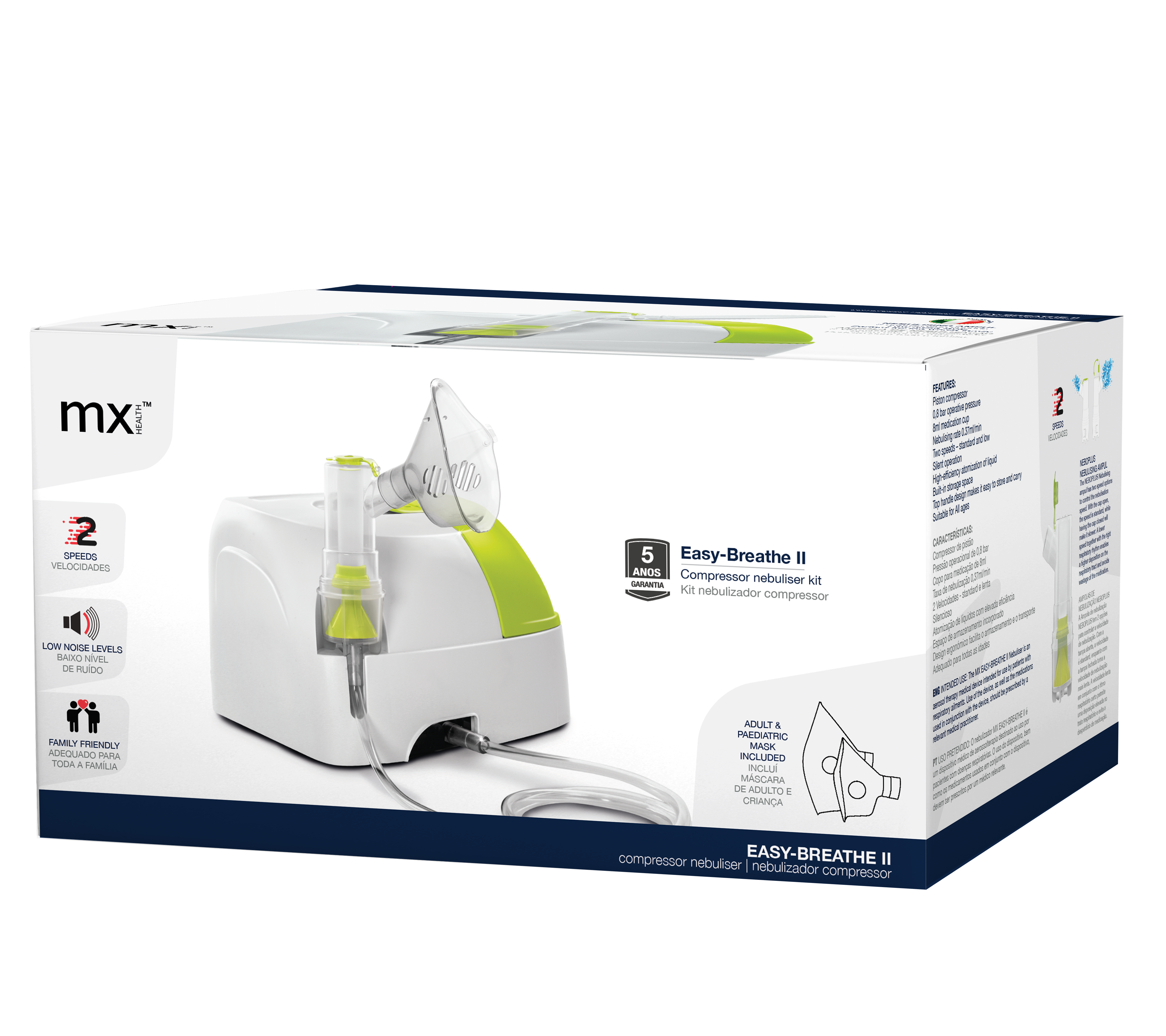 mx Health Easy Breathe II Nebuliser