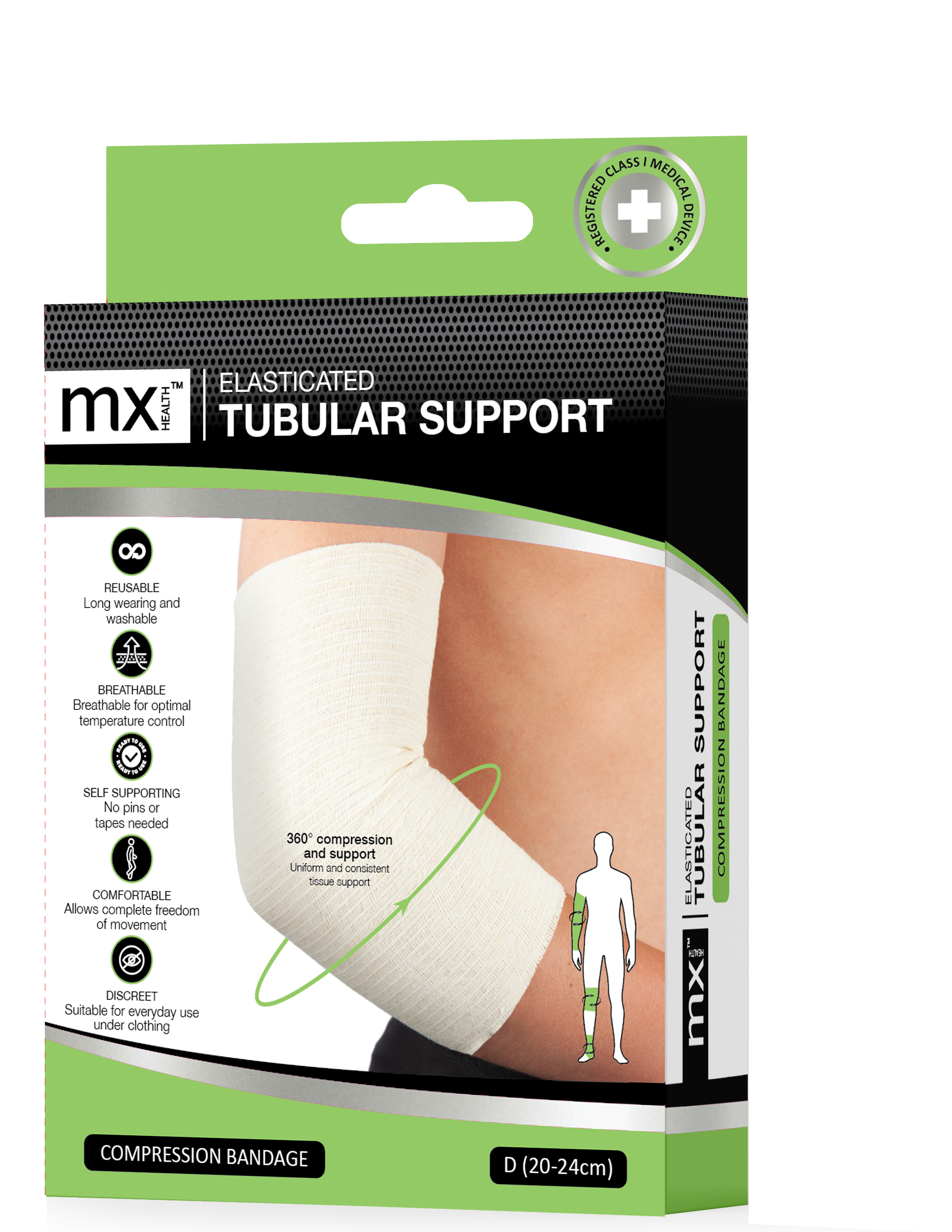 mx Health Tubular Support Compression Bandage
