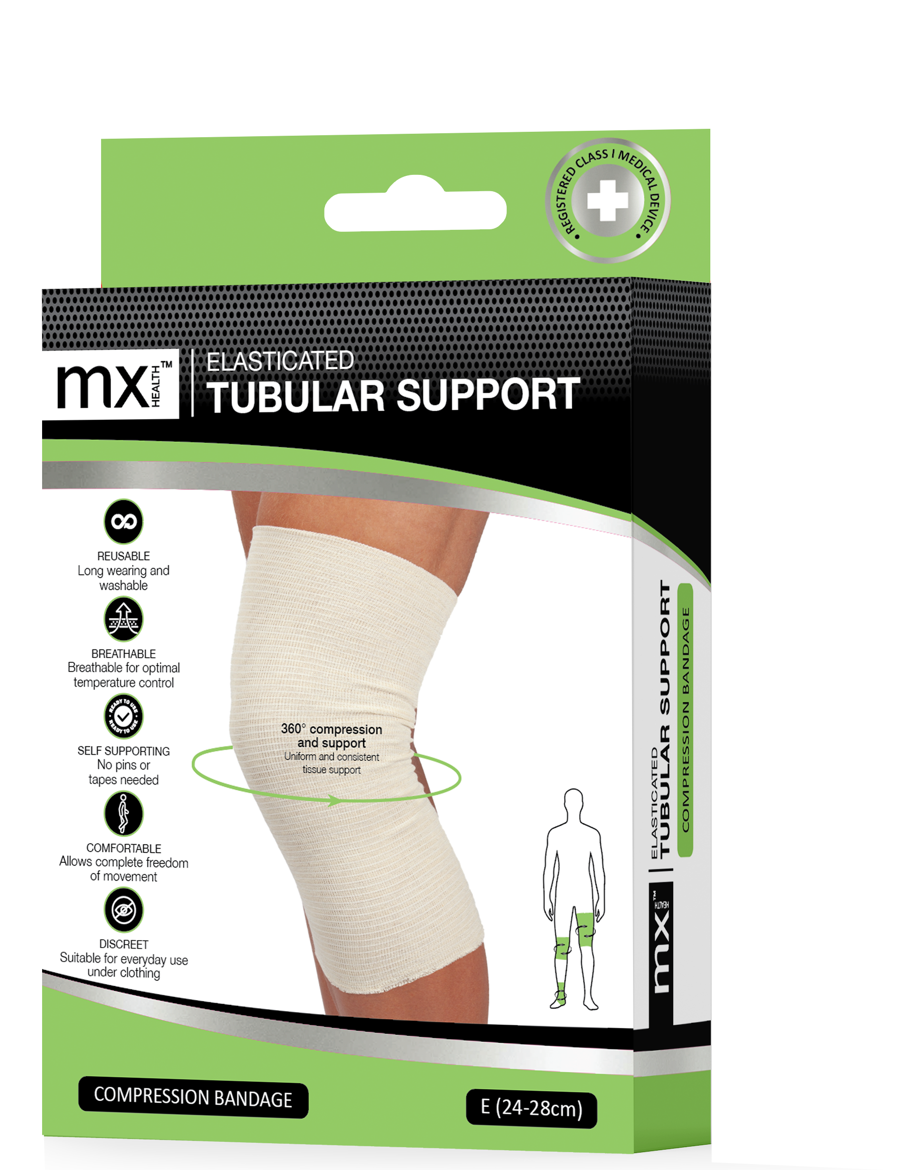 mx Health Tubular Support Compression Bandage