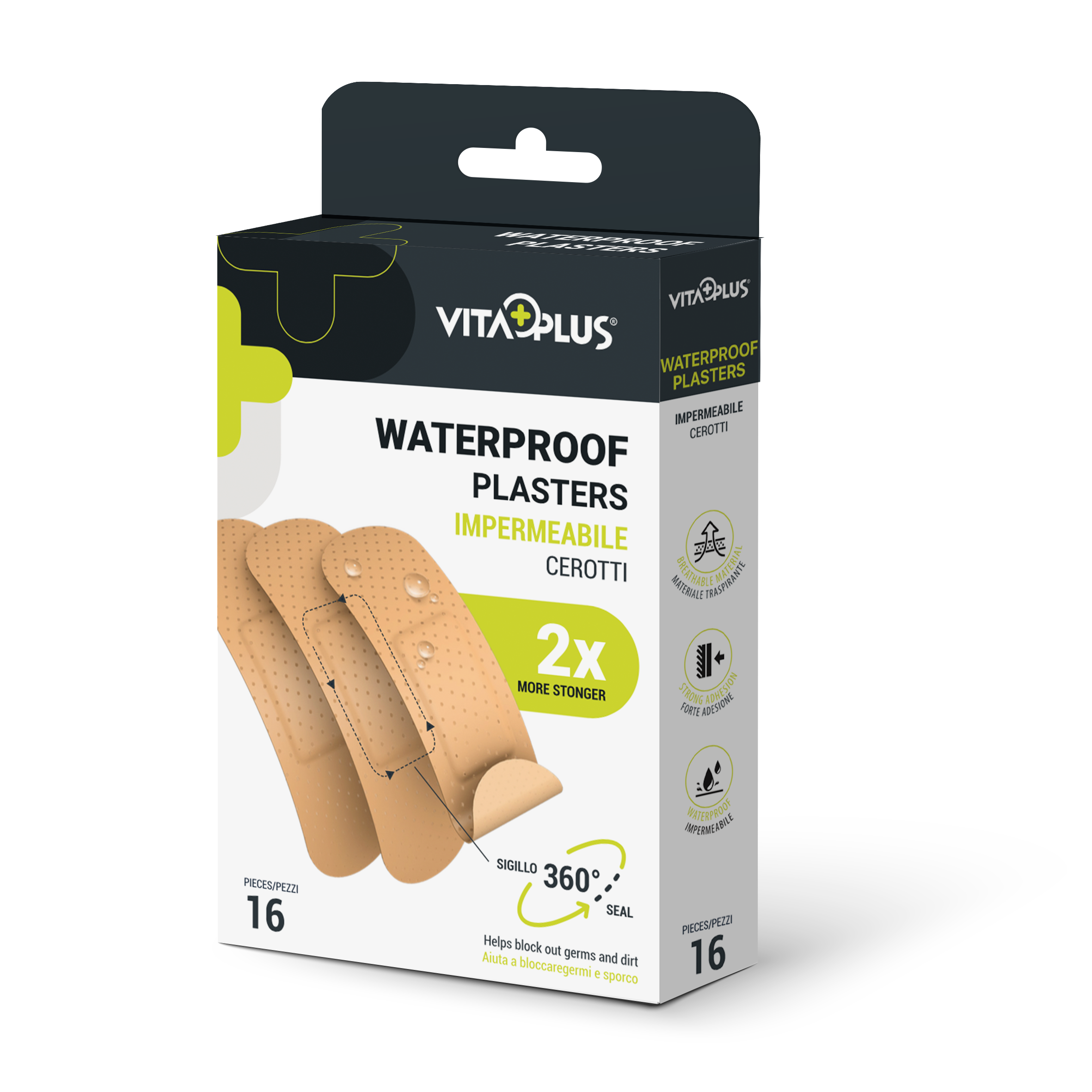 VitaPlus Waterproof Plasters (16PCS)