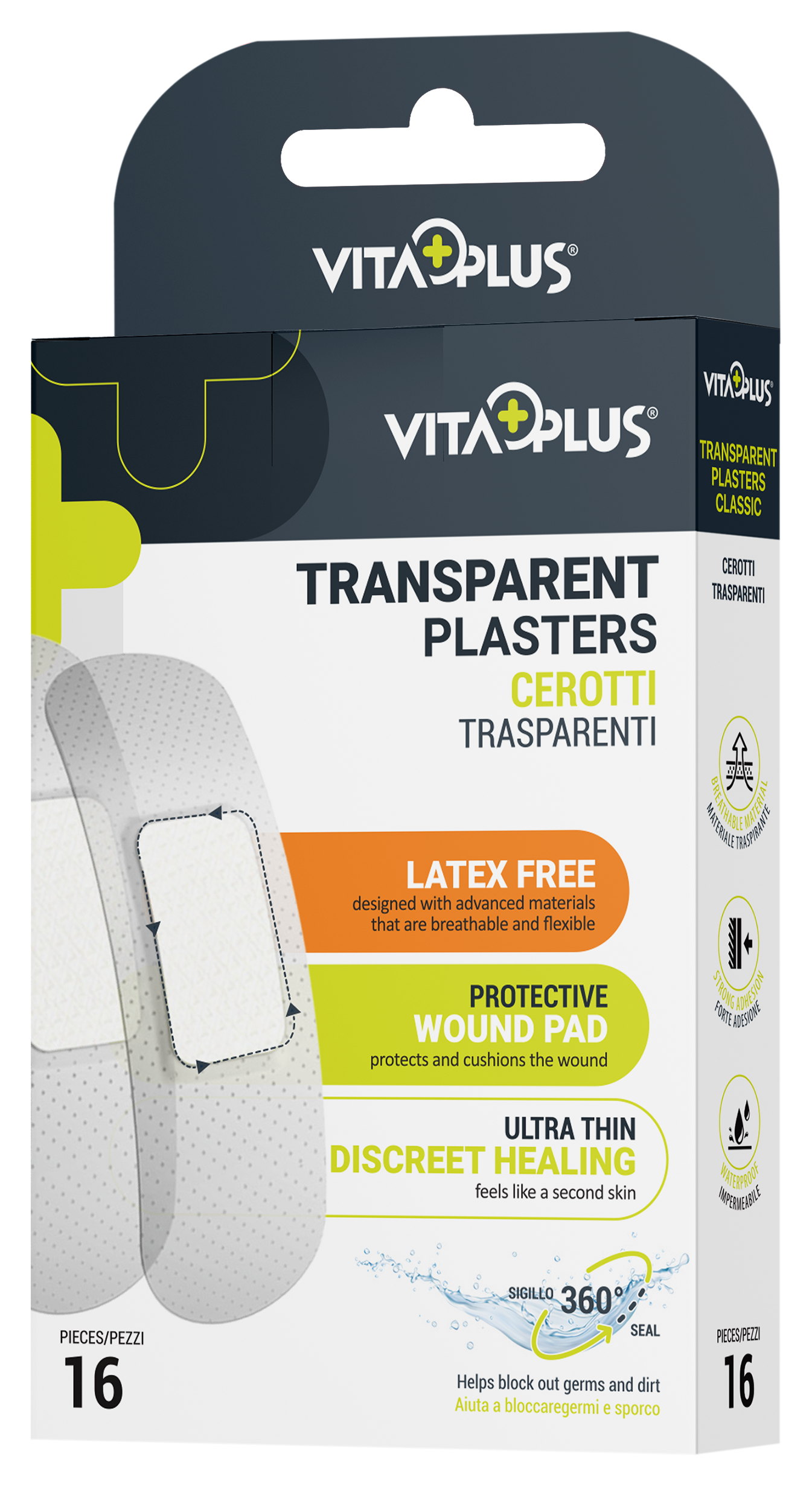 VitaPlus Transparent Plasters (16PCS)