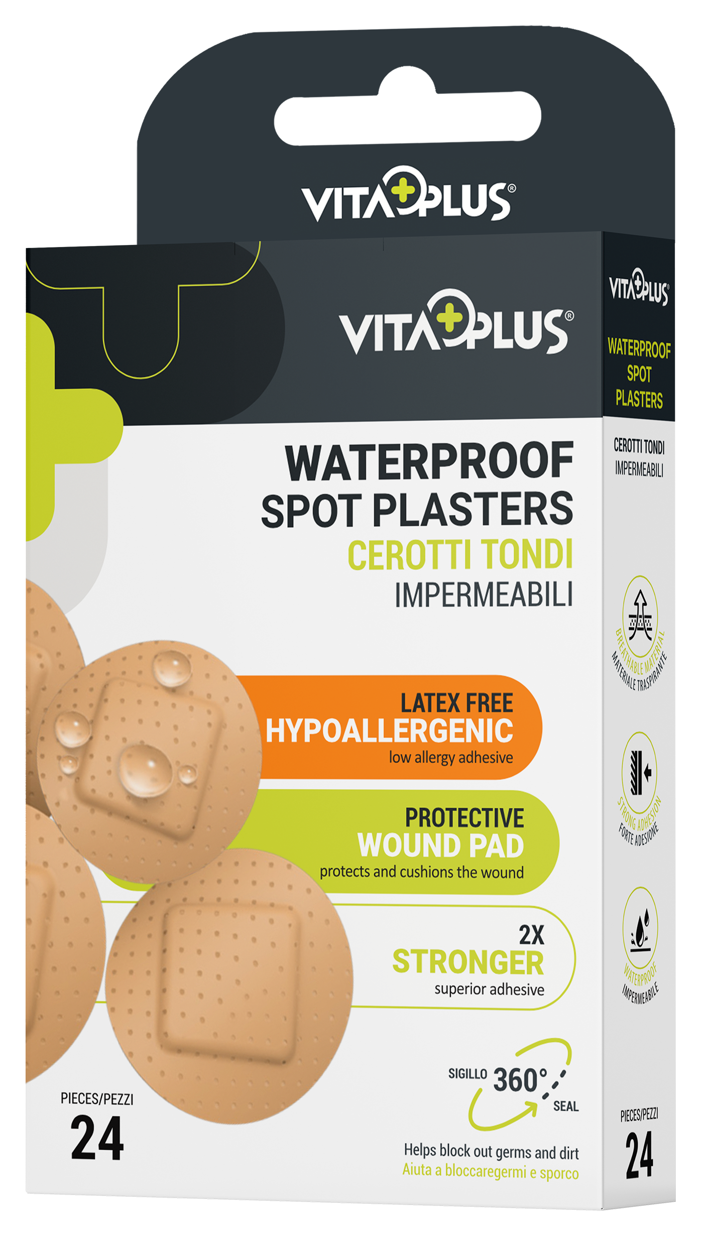 VitaPlus Waterproof Spot Plasters (24PCS)