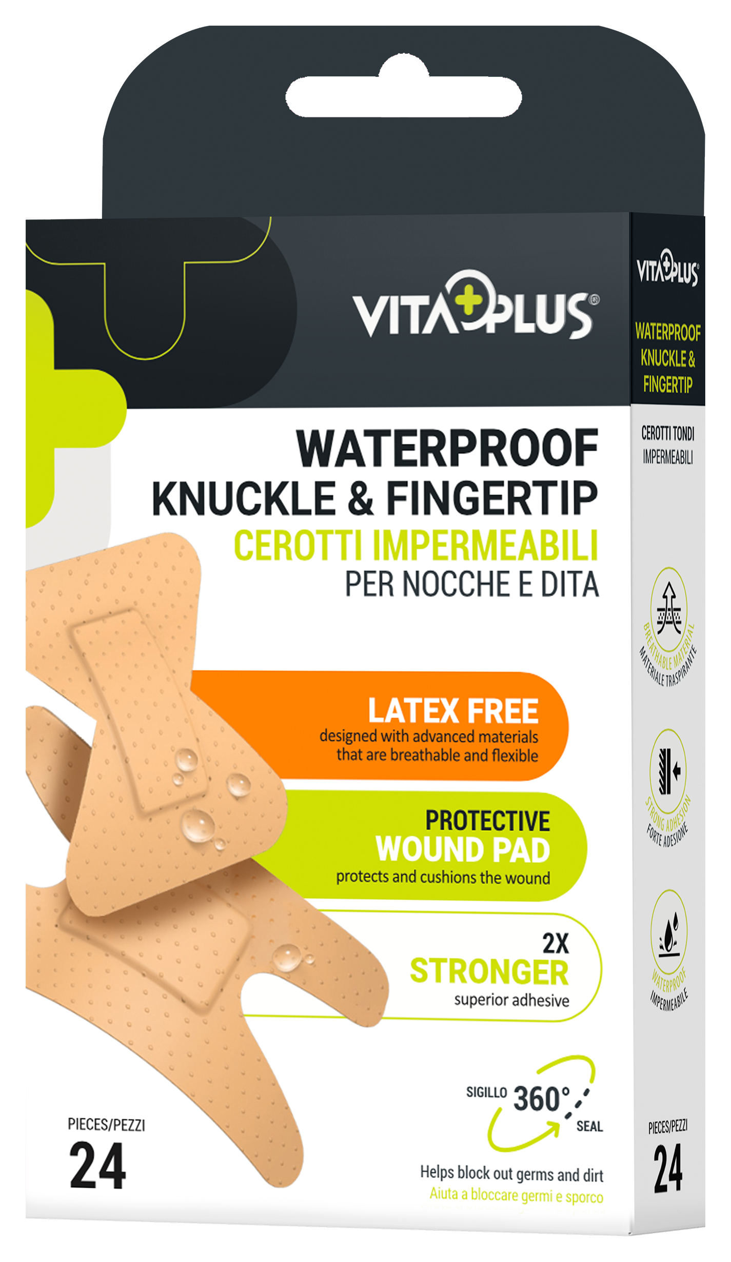 VitaPlus Knuckle & Finger Plasters (24PCS)