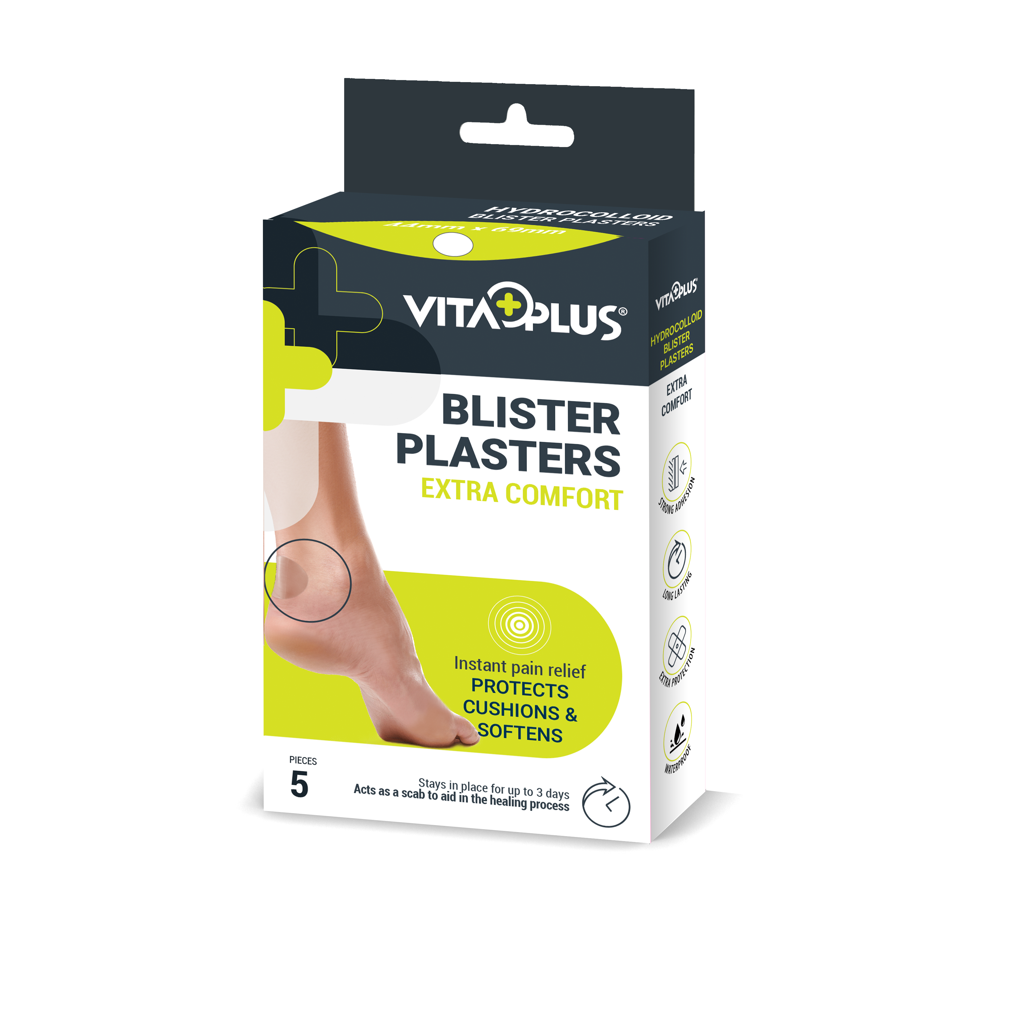 VitaPlus Hydrocolloid Blister Plasters Extra Comfort (5PCS)