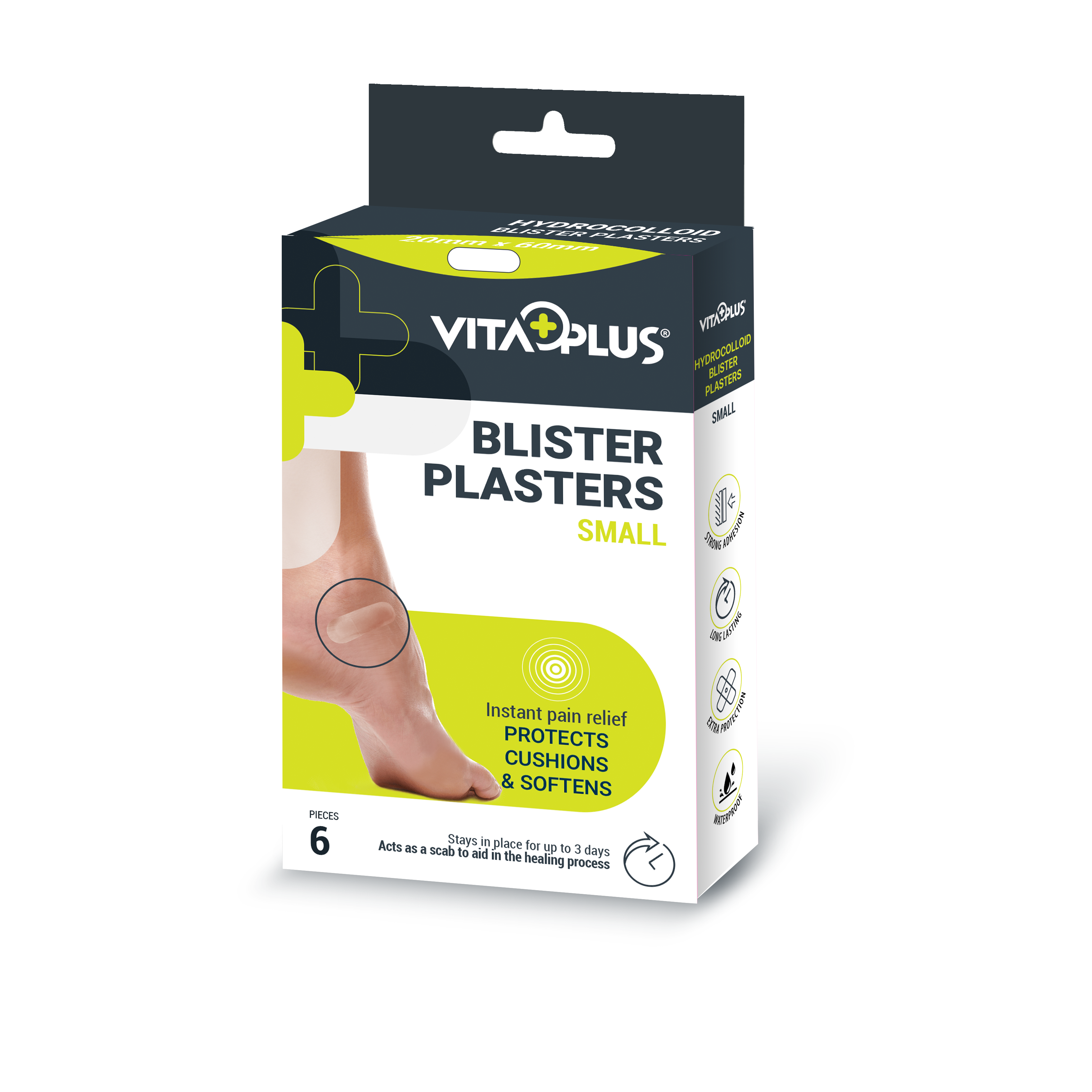 VitaPlus Hydrocolloid Blister Plasters Small (6PCS)