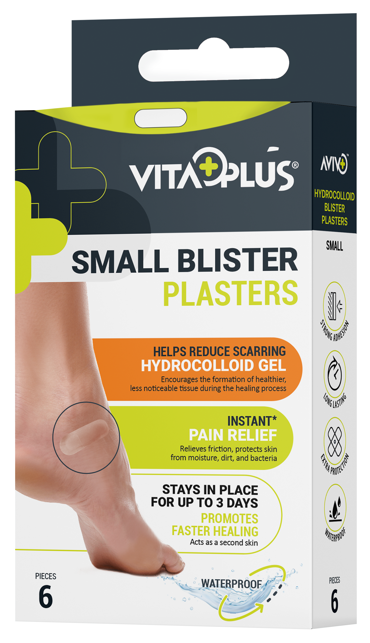 VitaPlus Hydrocolloid Blister Plasters Small (6PCS)